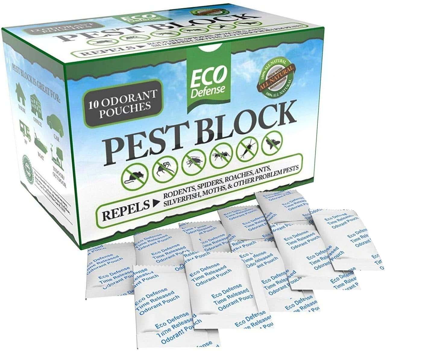 Eco Defense Pest Control Pouches - All Natural - Repels Rodents, Spiders Eco Defense Au supplements
