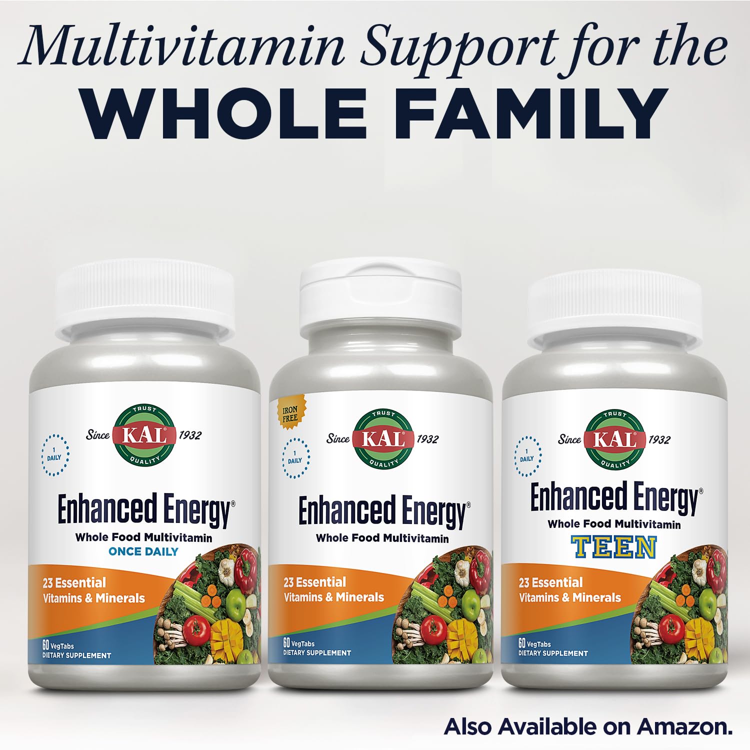 KAL Enhanced Energy Tablets, 60 Count KAL Au supplements