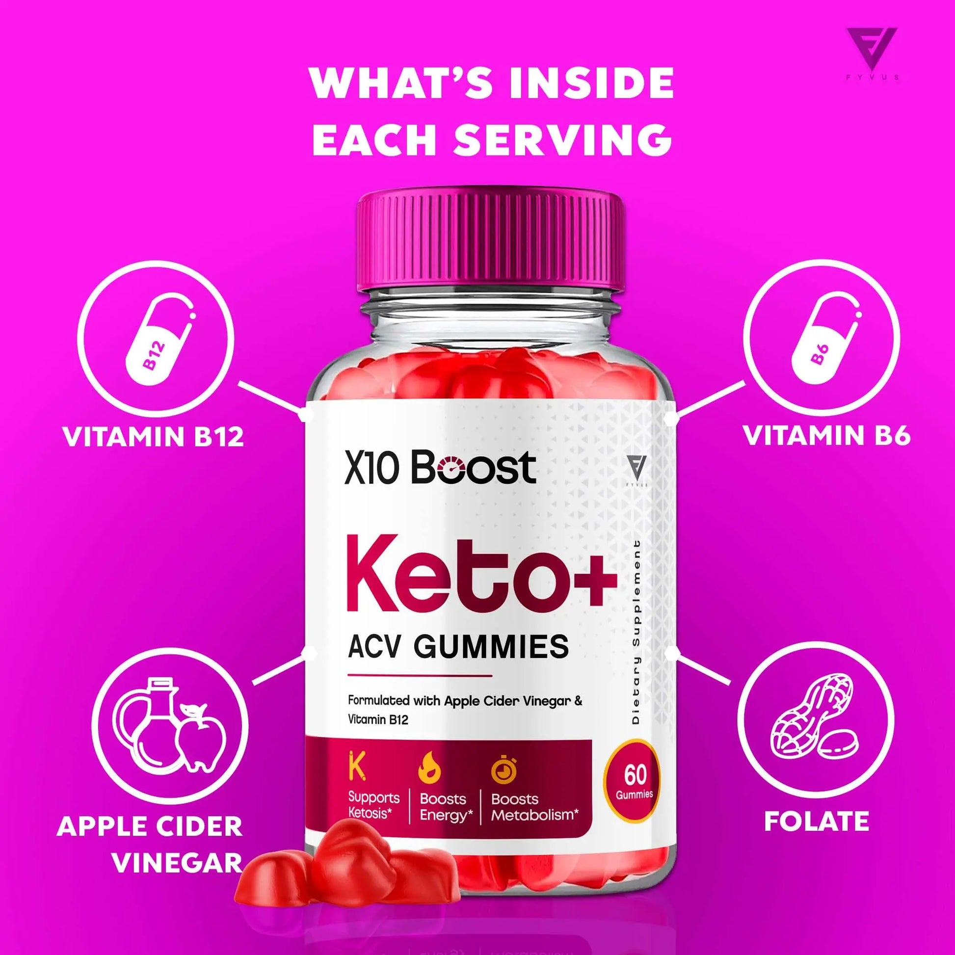 X10 Boost Keto ACV Gummies, X10 Keto Boost Gummies Advanced X10boost, X 10 Keto Fyvus Au supplements