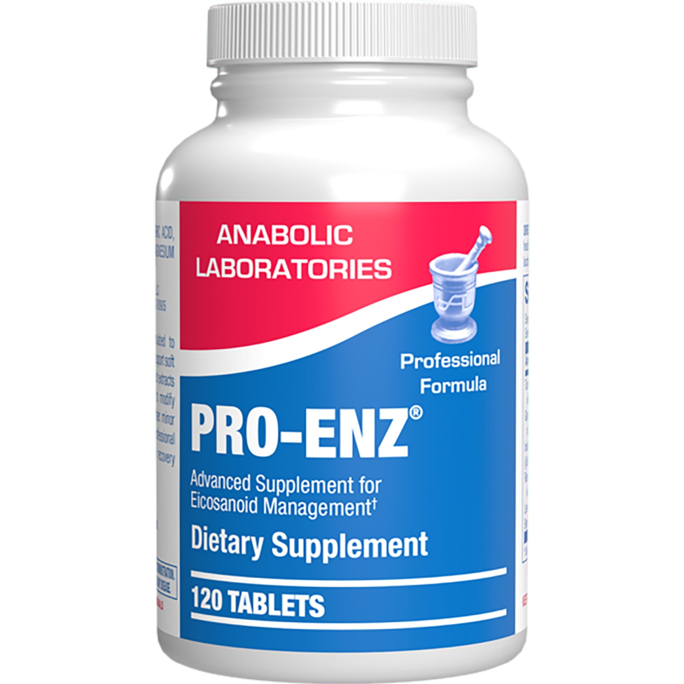 Pro ENZ Joint Support Supplement - Clinical Formula Turmeric Boswellia Supplement for Joint & Cartilage Mobility and Comfort Support Plus Eicosanoid Management with Proteolytic Enzymes (120 Servings) Anabolic Laboratories Au supplements