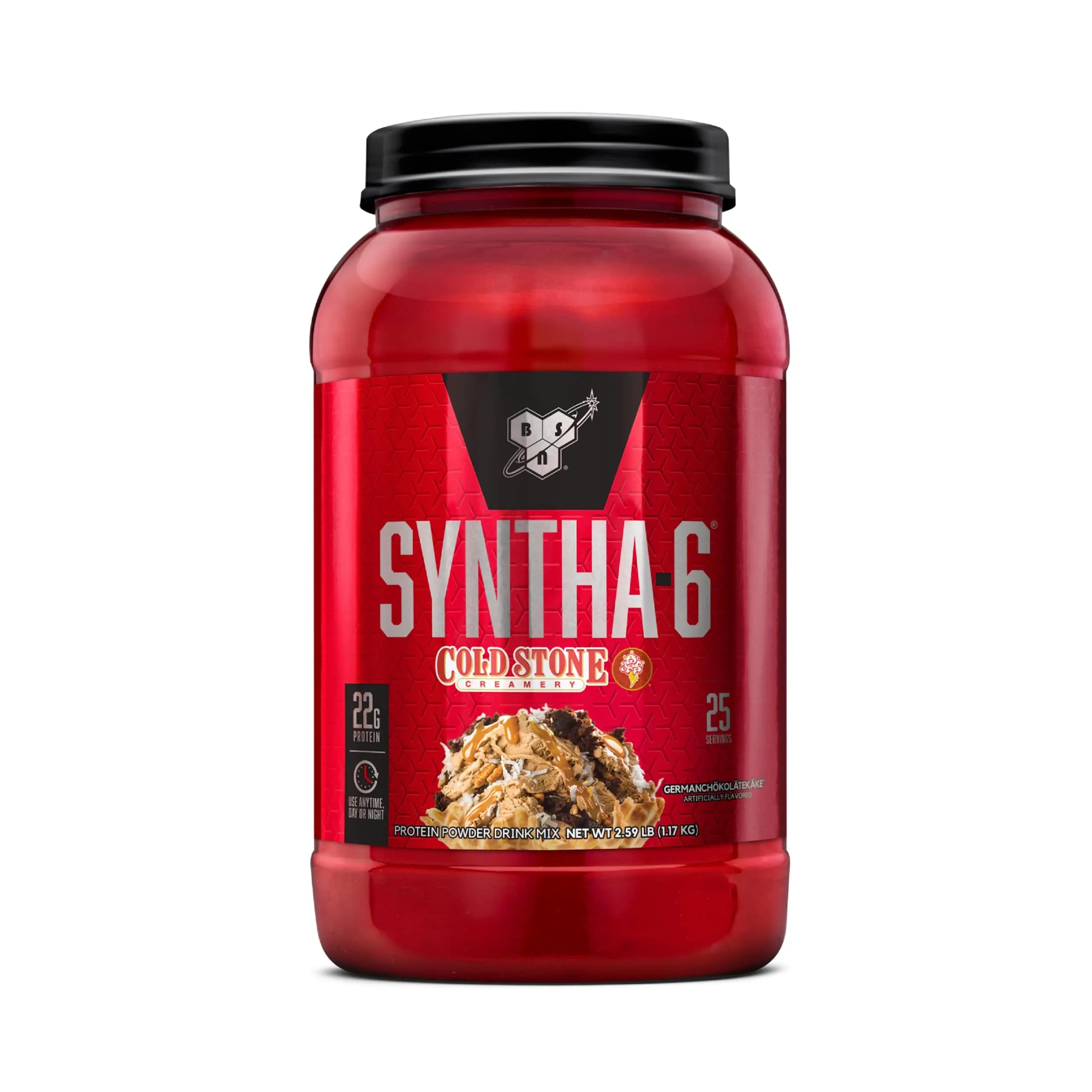 BSN Syntha-6 Whey Protein Powder, Cold Stone Creamery- Germanchökolätekäke Flavor BSN Au supplements