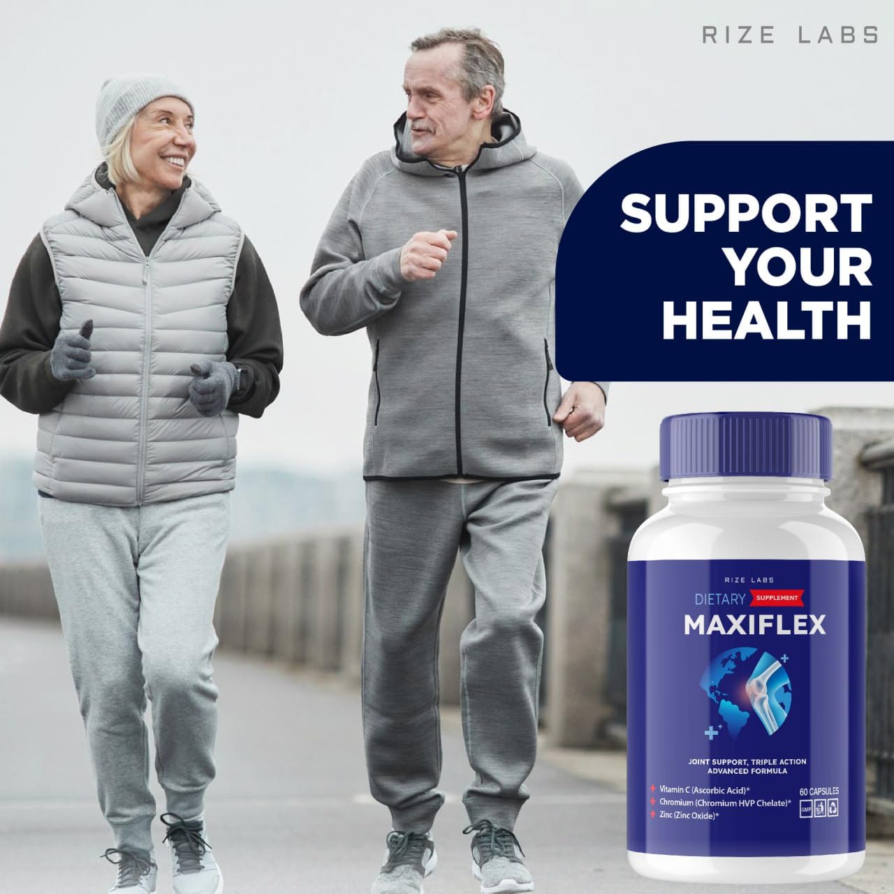 rize labs -Mexiflax All Natural Suppplement, Capsules for Joint Support, Pills for Mobility and Flexibility, Advanced Formula Supplement, Triple Action (120 Capsules) rize labs Au supplements