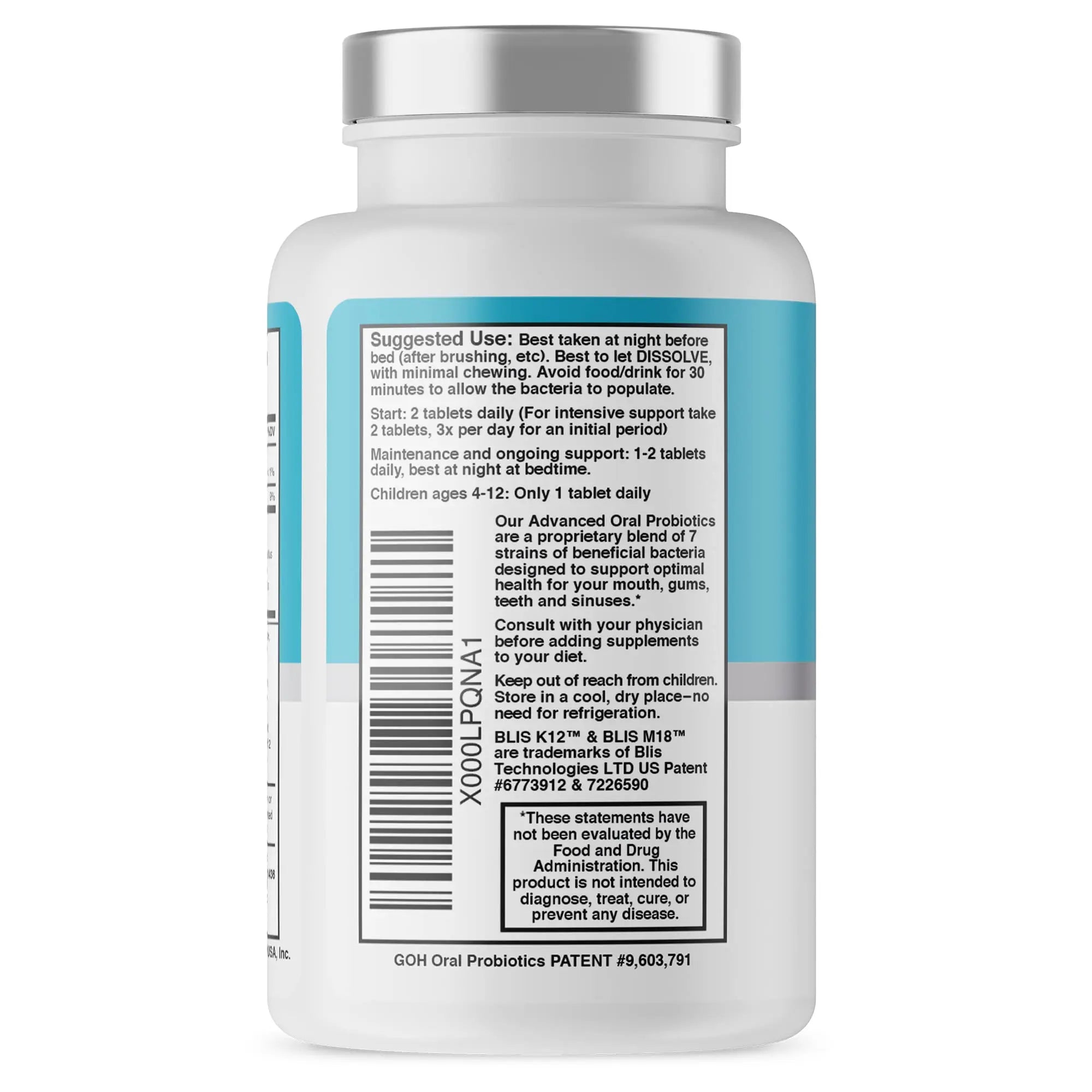 Oral Probiotics for Mouth Bad Breath Treatment for Adults: Dentist Formulated Advanced Great Oral Health Au supplements