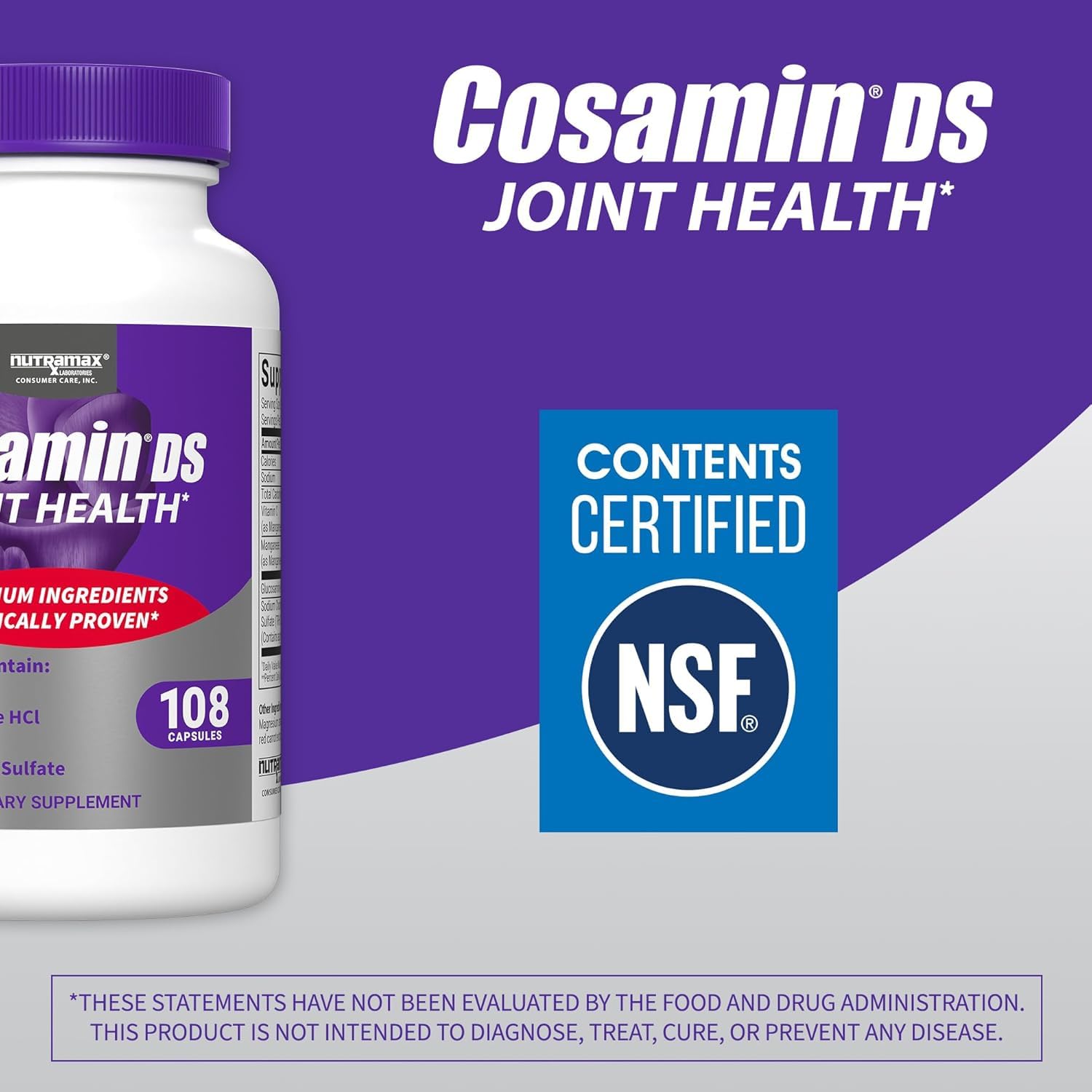 Cosamin DS for Joint Health Comfort & Mobility, 2 Count Cosamin DS Au supplements