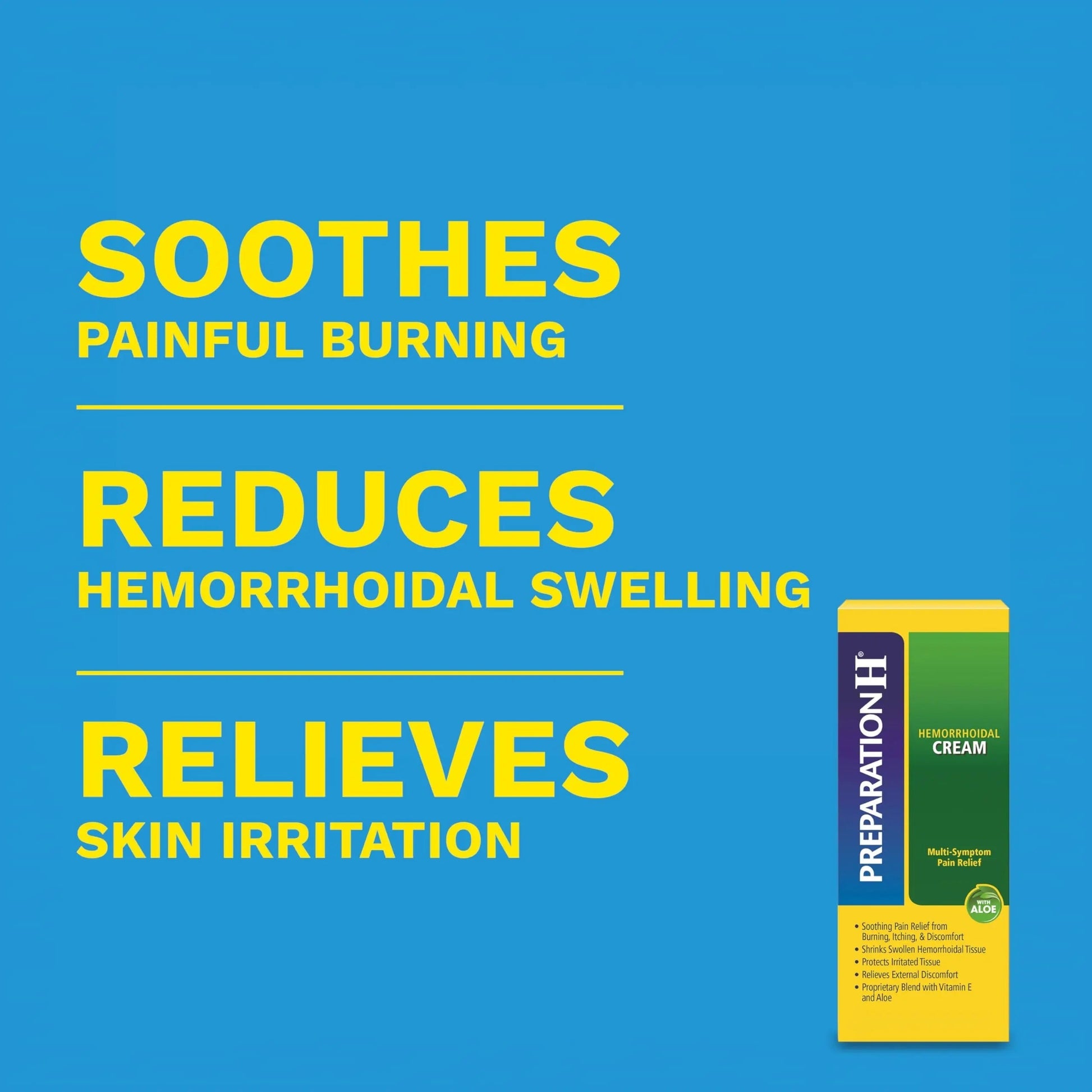 Preparation H Hemorrhoid Symptom Treatment Cream (2 x 1.8 Ounce Tube), Maximum Strength Multi-Symptom Pain Relief with Aloe Preparation H Au supplements
