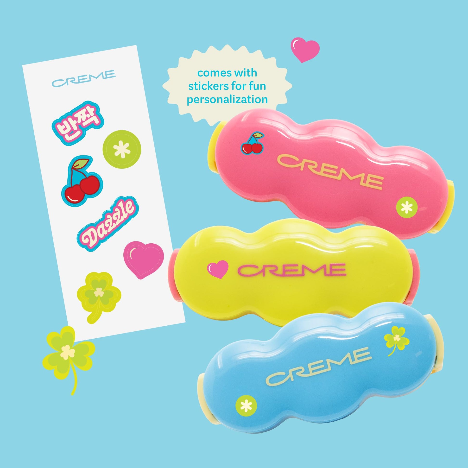 The Crème Shop Shimmer Pop Clip-On Lip Gloss | Korean Makeup, Cute Clip Accessory, Hydrating, Non-Sticky, Shea Butter, Hyaluronic Acid, Vitamine E- Nude Orbit The Crème Shop Au supplements
