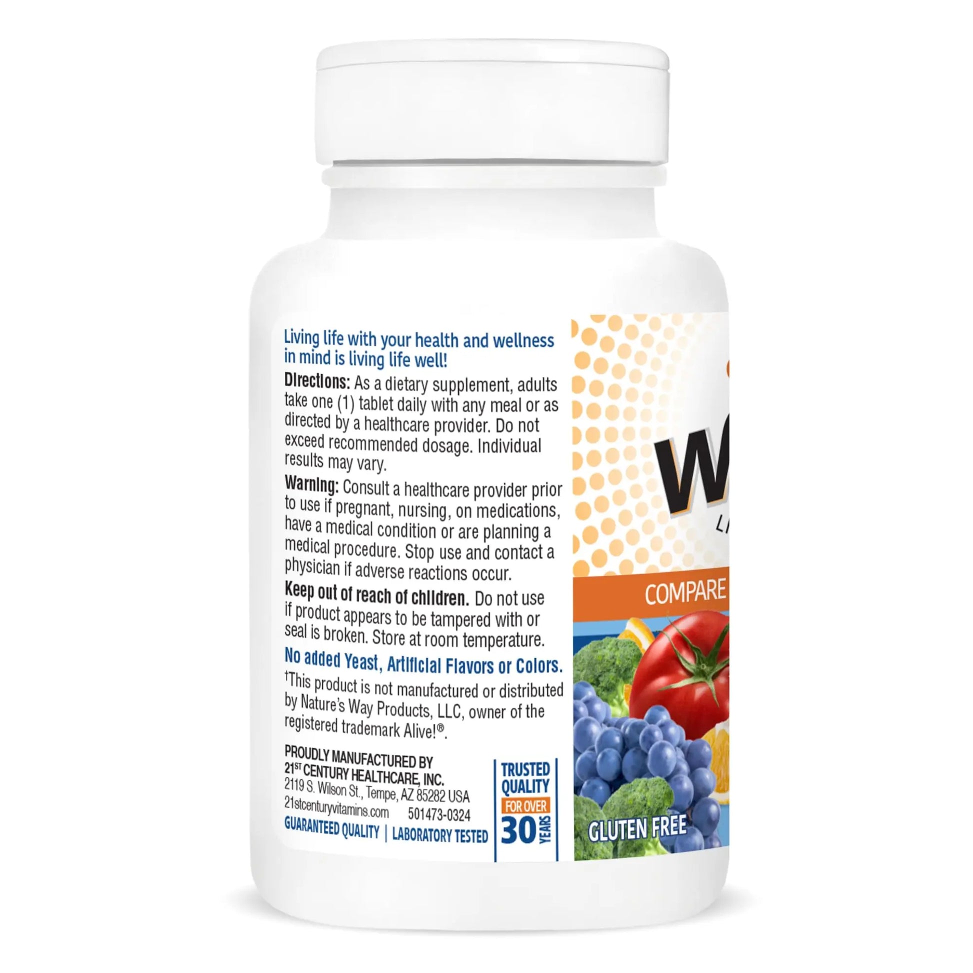 21st Century Wellify Men's Energy Multivitamins with Minerals, 65 Count 21st Century Au supplements