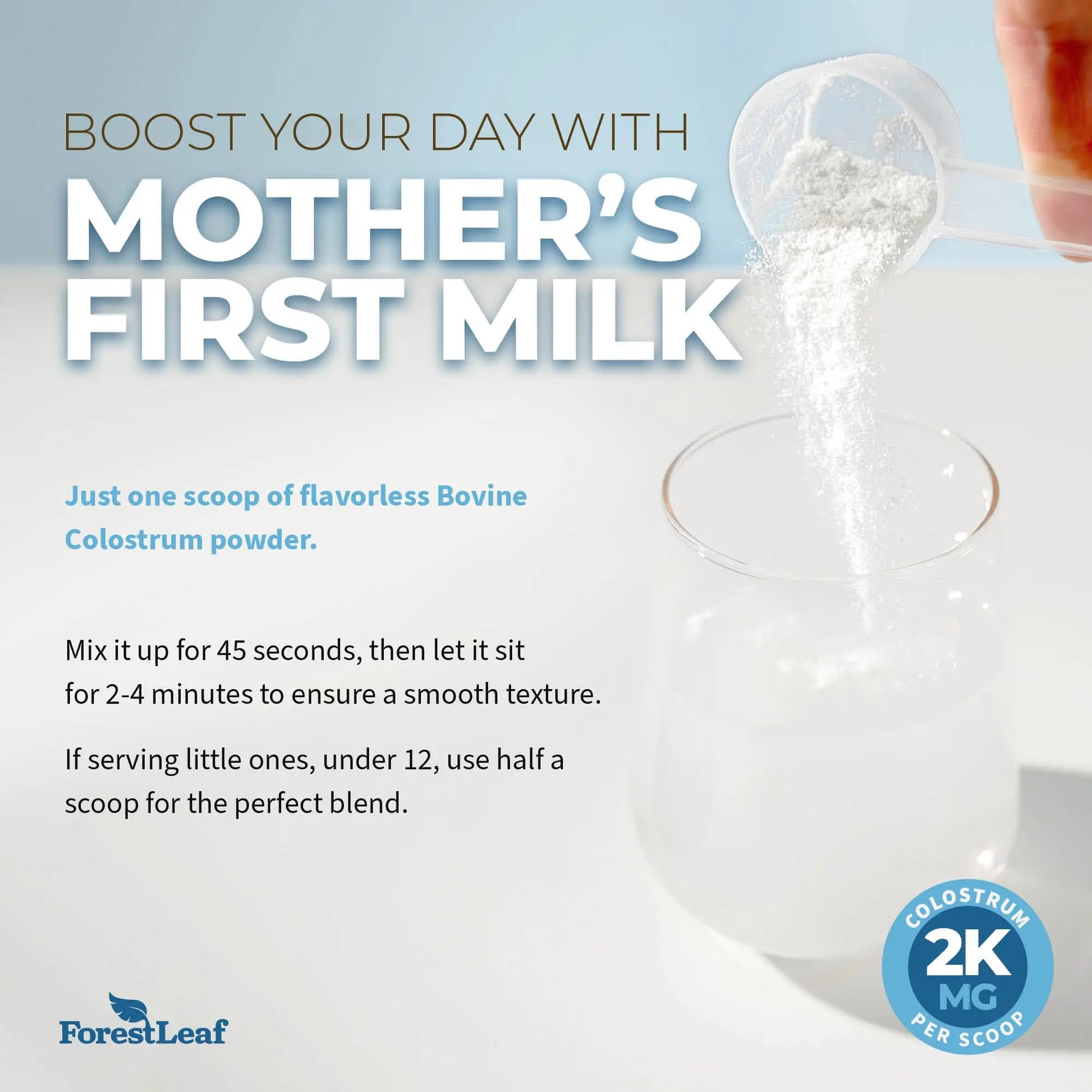 ForestLeaf Colostrum Powder 50% IgG Highest Concentration - Grass Fed Bovine ForestLeaf Au supplements
