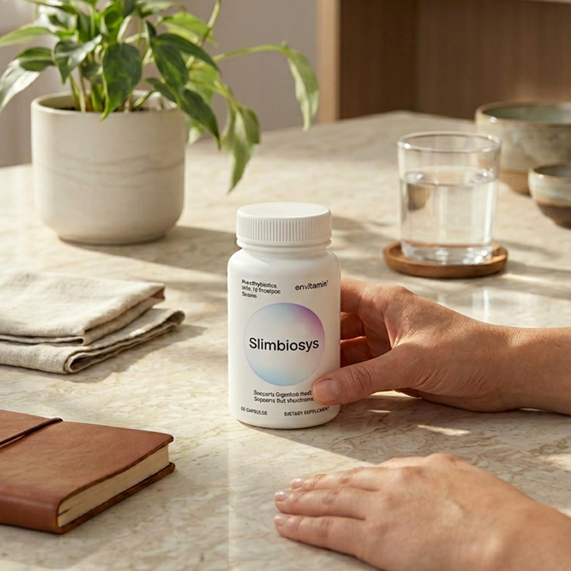 envitamin Slimbiosys Ultra Probiotic Capsule - Pre & Probiotics for Women & Men - Support Your Microbiome envitamin Au supplements