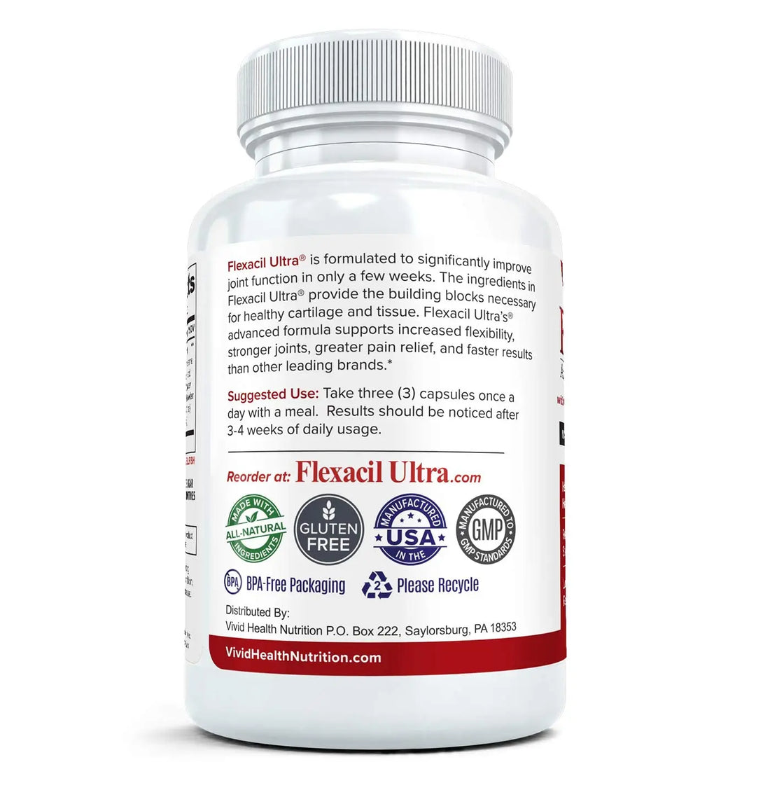 Flexacil Ultra Joint Health & Support Supplement with Glucosamine, Chondroitin Flexacil Ultra Au supplements