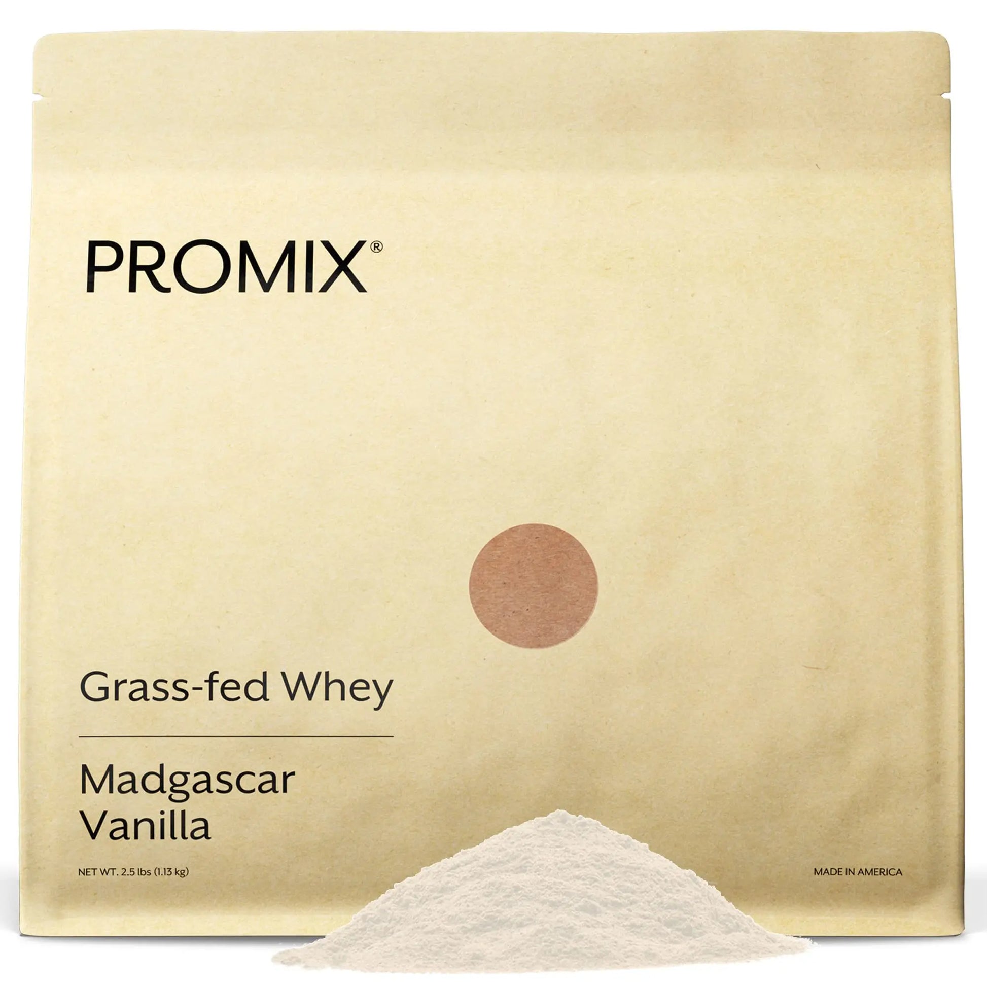 Promix Whey Protein Powder, Vanilla - 2.5lb Bulk - Grass-Fed & 100% All Natural ProMix Nutrition Au supplements