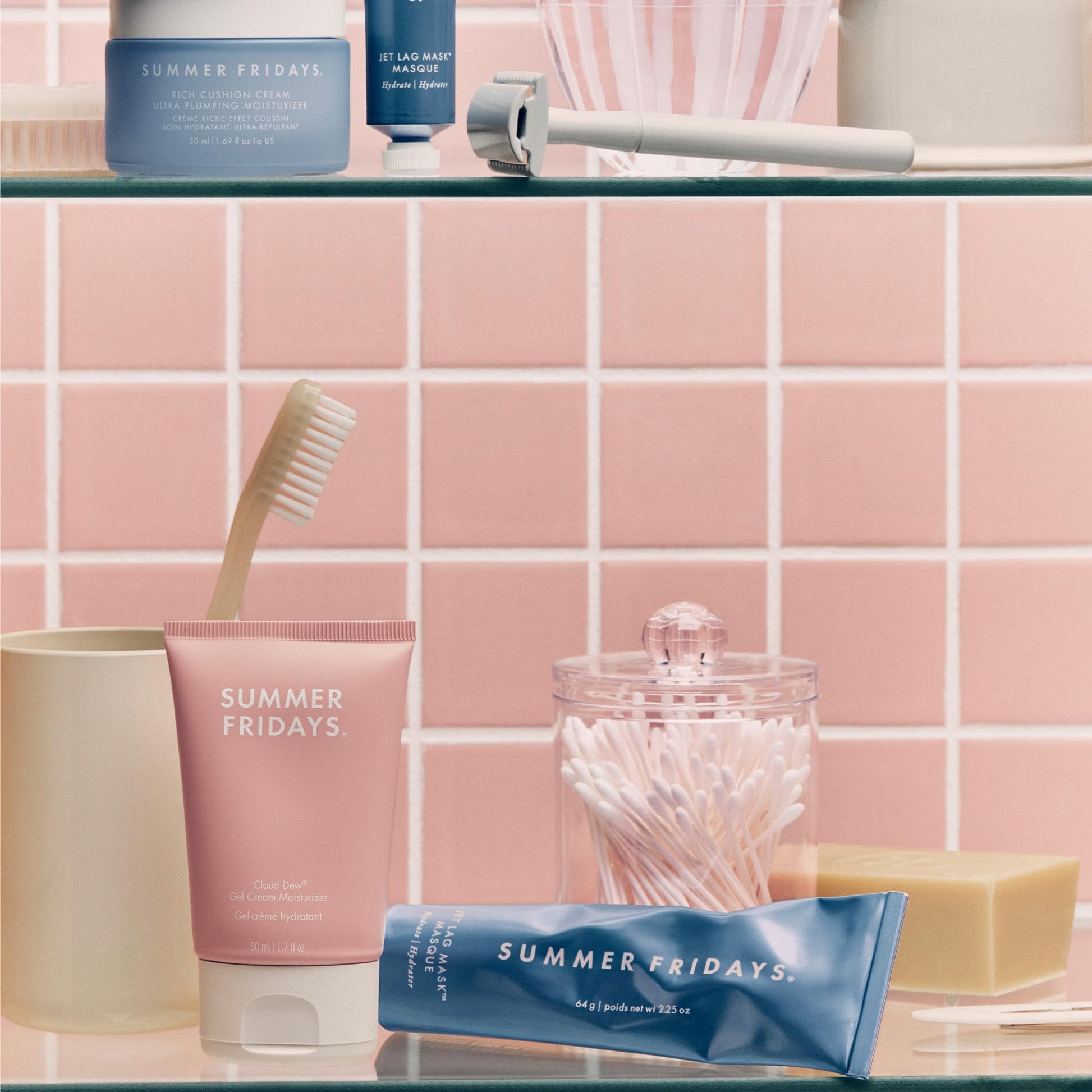 Summer Fridays Rich Cushion Face Cream - Ultra Plumping Barrier Repair Cream + Makeup Primer - Infuses Skin with Rich Hydration from Glycerin + Squalane - Non-Comedogenic + Fragrance-Free (1.69 Oz) Summer Fridays Au supplements