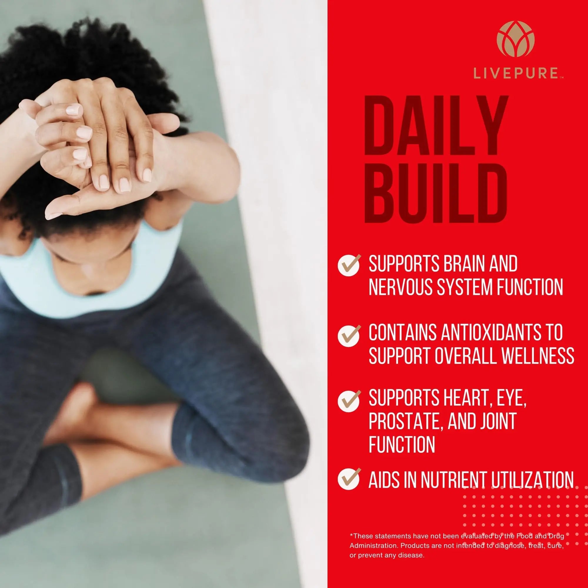 PURE Daily Build | 120 Capsules | Advanced Multivitamin Supplement | Enhanced with Essential Vitamins, Minerals PURE Au supplements