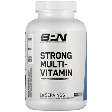BARE PERFORMANCE NUTRITION, BPN Strong Multi-Vitamin, Foundational Health, Improved Mood and Sleep, Adaptogens, Improved Cognitive Health BARE PERFORMANCE NUTRITION Au supplements