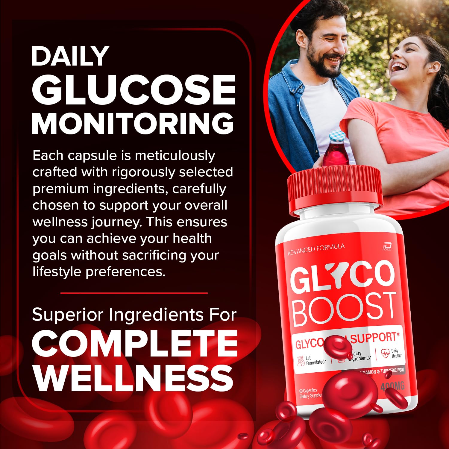 Glyco Boost Capsules – GlycoBoost Advanced Supplement, All Natural Formula to Maintain Healthy Levels, Maximum Strength Formula, Glyco Boost Pills Reviews (3 Pack - 180 Capsules) Indelo Au supplements
