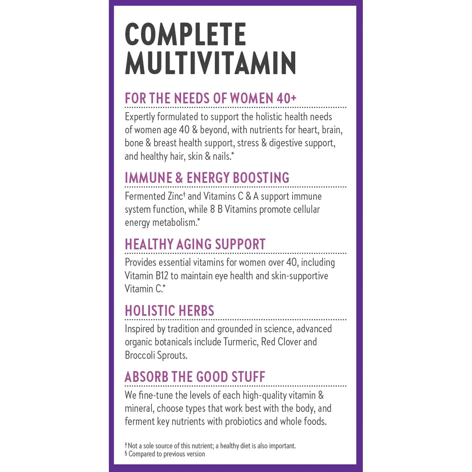 New Chapter Women's Multivitamin 40 Plus for Energy, Healthy Aging + Immune Support with 20+ Nutrients New Chapter Au supplements