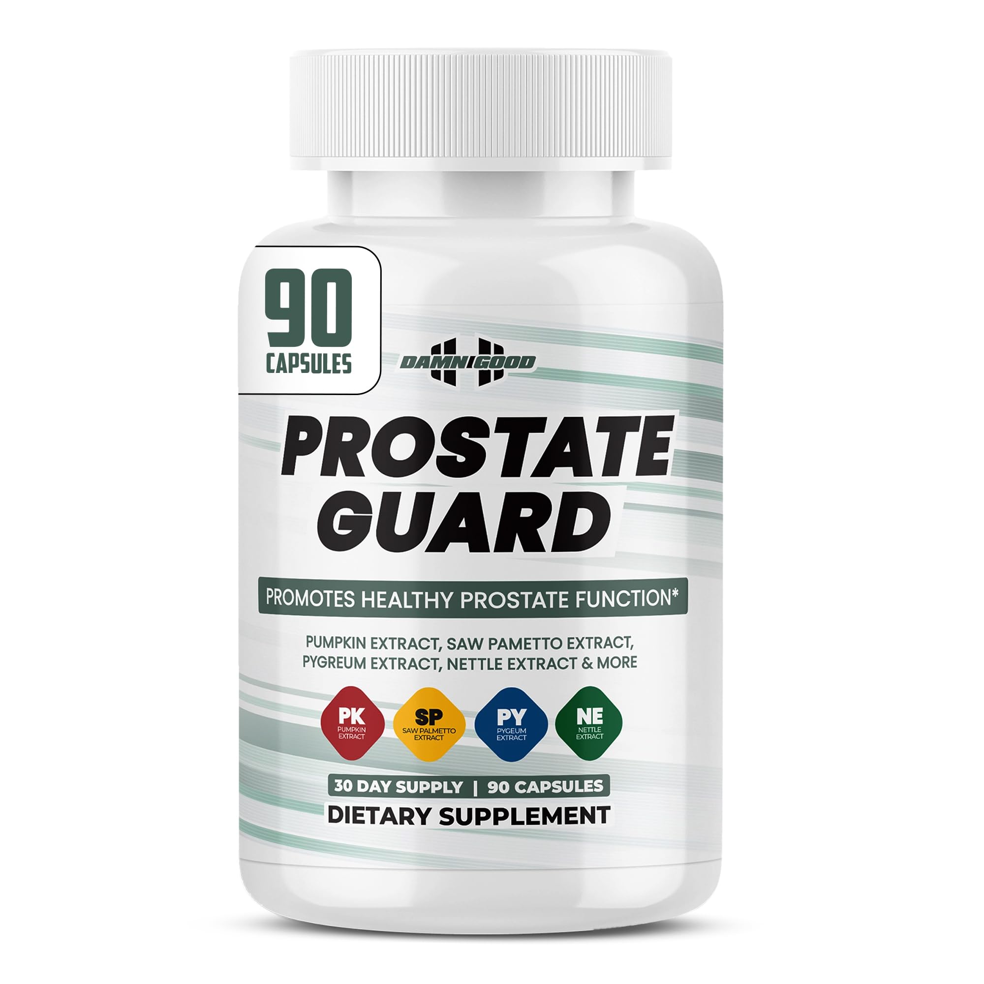 DAMN GOOD The Hodge Twins Prostate Guard - 90 Capsules Guard Vitality Complex – Comfort Blend for Nighttime Routine, Restful Rhythm - Men's Supplements for Health Supports Relaxation DAMN GOOD Au supplements