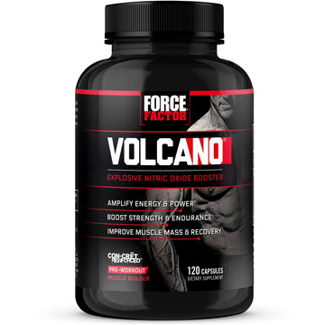 Force Factor Volcano Pre Workout Nitric Oxide Booster Supplement for Men with Creatine Force Factor Au supplements