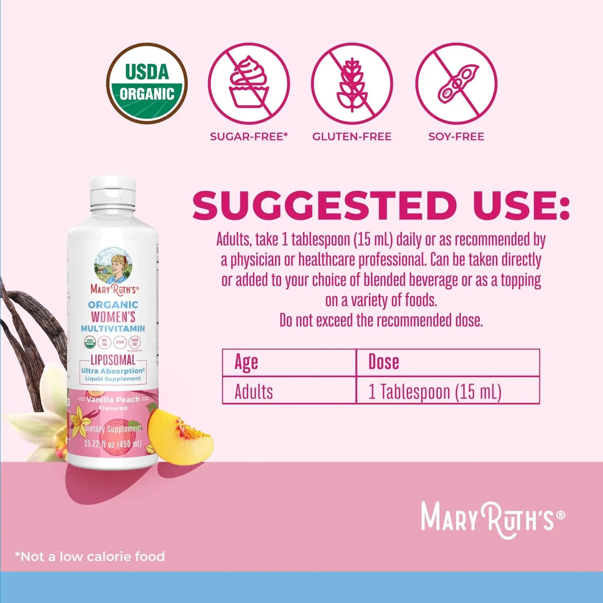 MaryRuth Organics USDA Organic Multivitamin for Women, Sugar Free Womens Multivitamin, Liquid Vitamins for Women MaryRuth Organics Au supplements