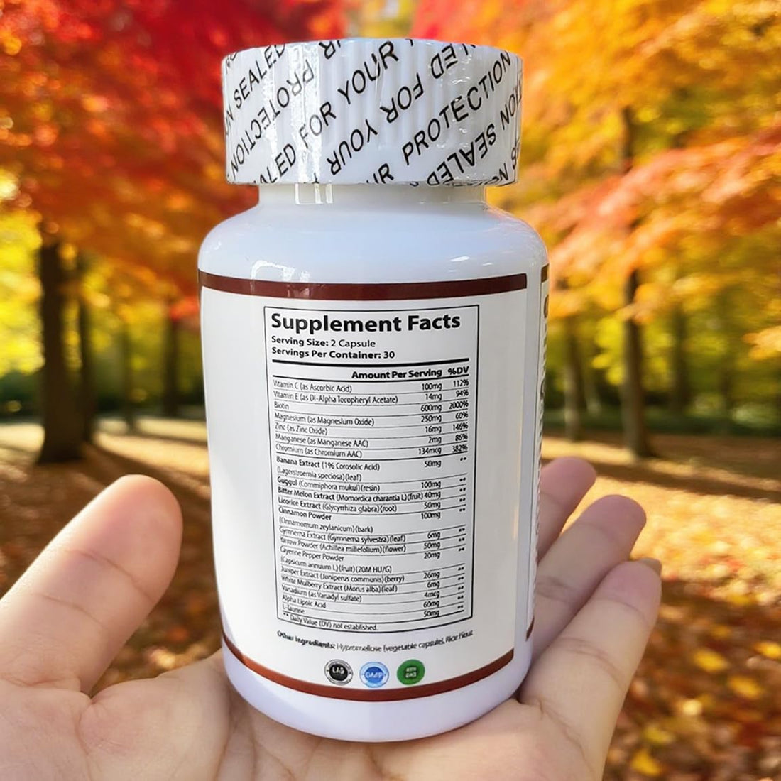 WINYEL Blood Sugar Complex Supplement - with Cinnamon, Bitter Melon, Chromium, Mulberry, Alpha Lipoic Acid, 60 Capsules WINYEL Au supplements
