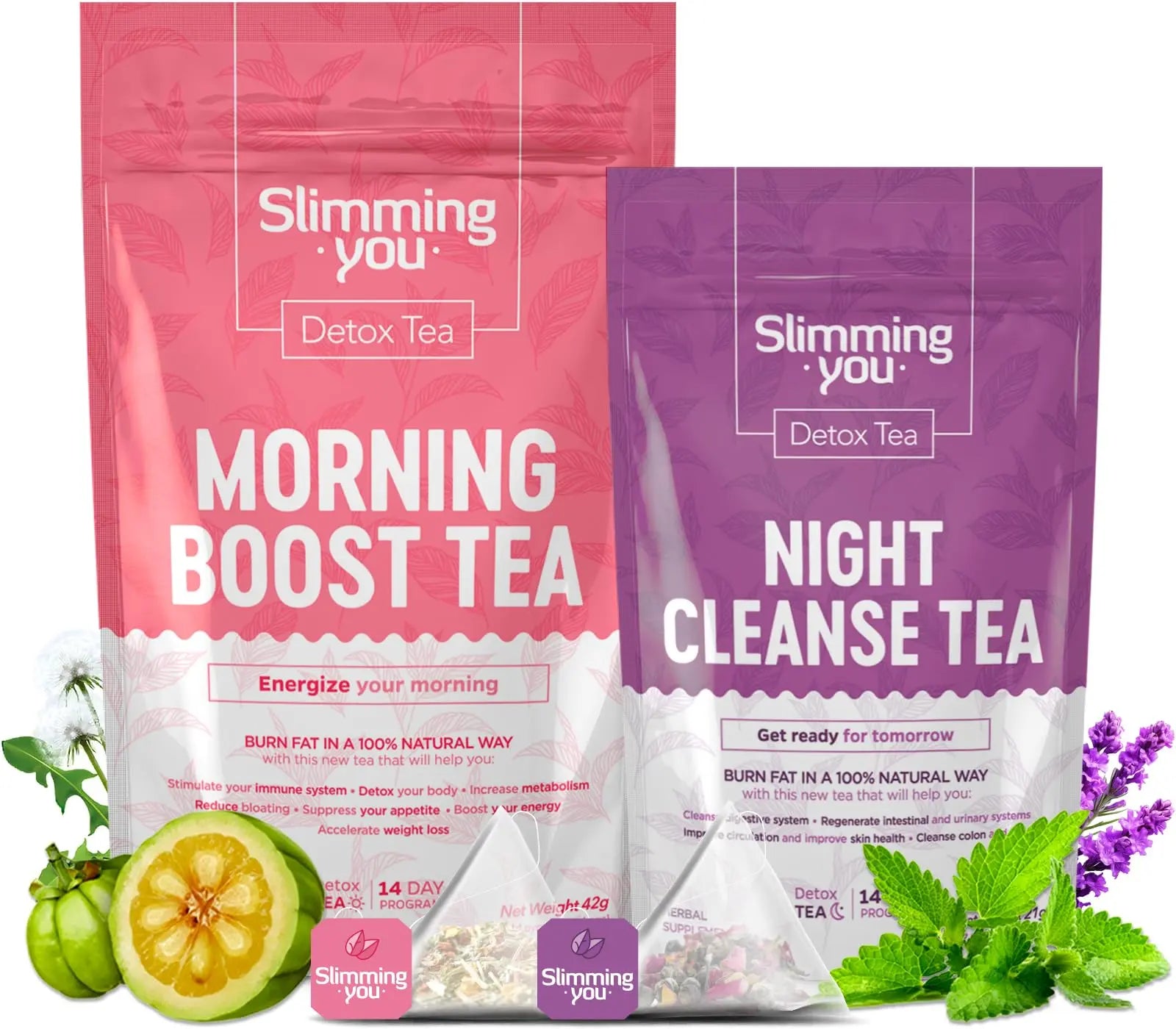 TAOISTEA 14 Day Detox Tea for Weight Loss, Body Cleanse, Metabolism Boost - Morning TAOISTEA Au supplements