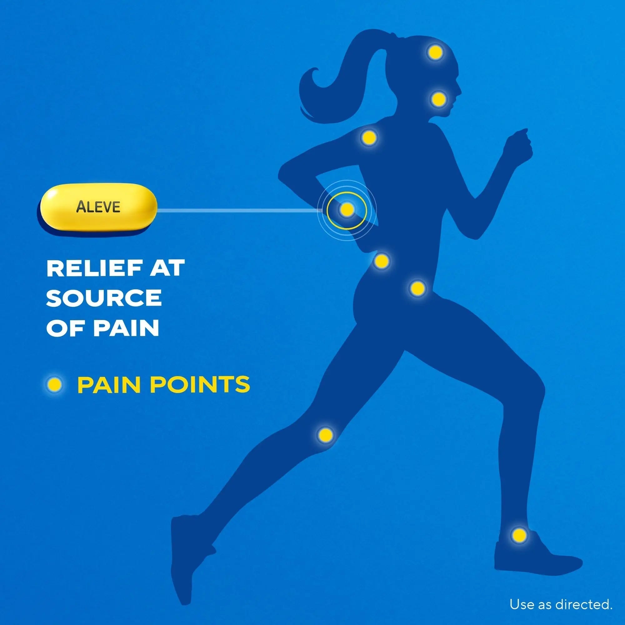 Aleve Pain Reliever & Fever Reducer Gelcaps, Naproxen Sodium, Headache and Back and Body Pain Relief Medicine, for Adults and Children Ages 12 and Up, 90 Count Aleve Au supplements