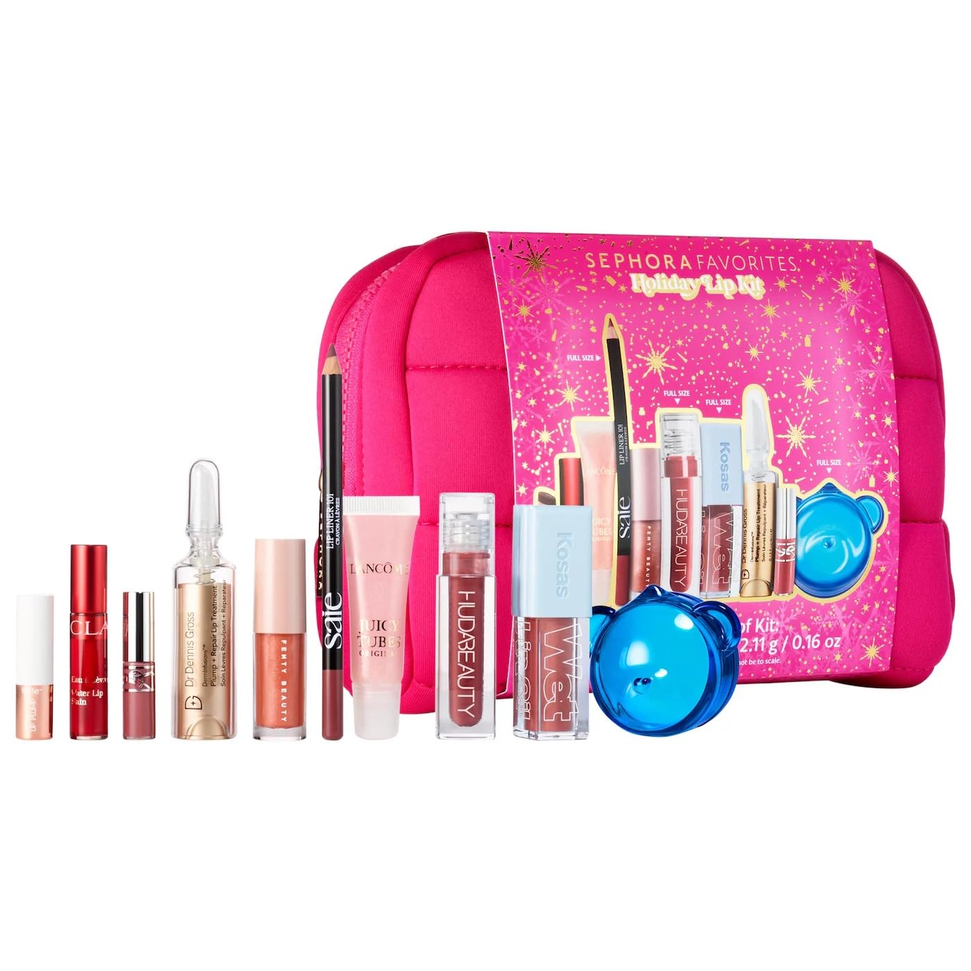 Sephora Holiday Lip Value Set: 10-Piece Lip Gloss, Liner, Oil & Treatment Collection with Kosas, Saie, Fenty Beauty & More SEPHORA Au supplements
