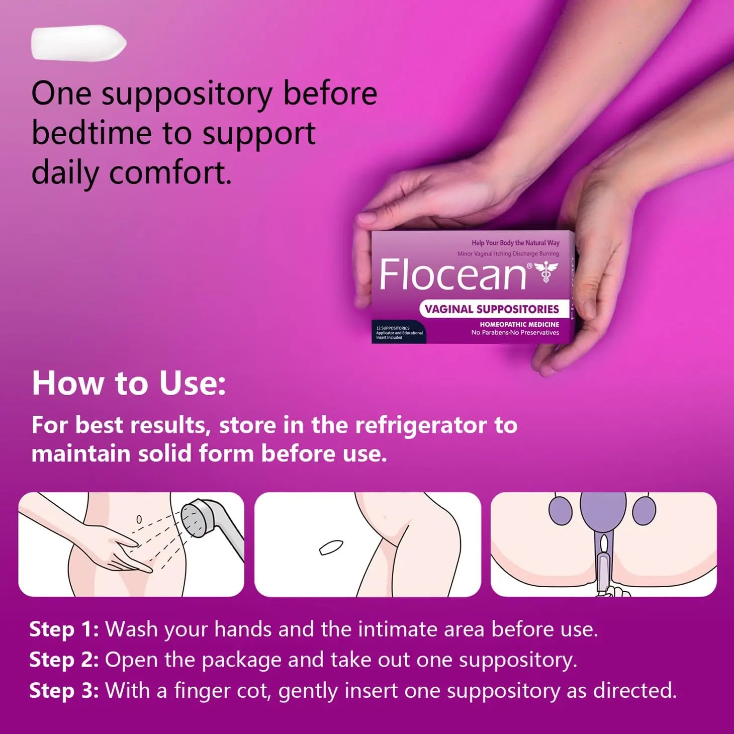 Calendula Vaginal Suppositories for Women - Herbal Alternative to Boric Acid Suppositories, Supports pH Balance, Odor Control & Itching Relief, Paraben-Free & Preservative-Free, 12 Count ciwoll Au supplements