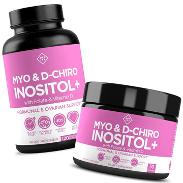 Premium Inositol Supplement Bundle - Myo-Inositol and D-Chiro Inositol Plus Folate Optify Au supplements