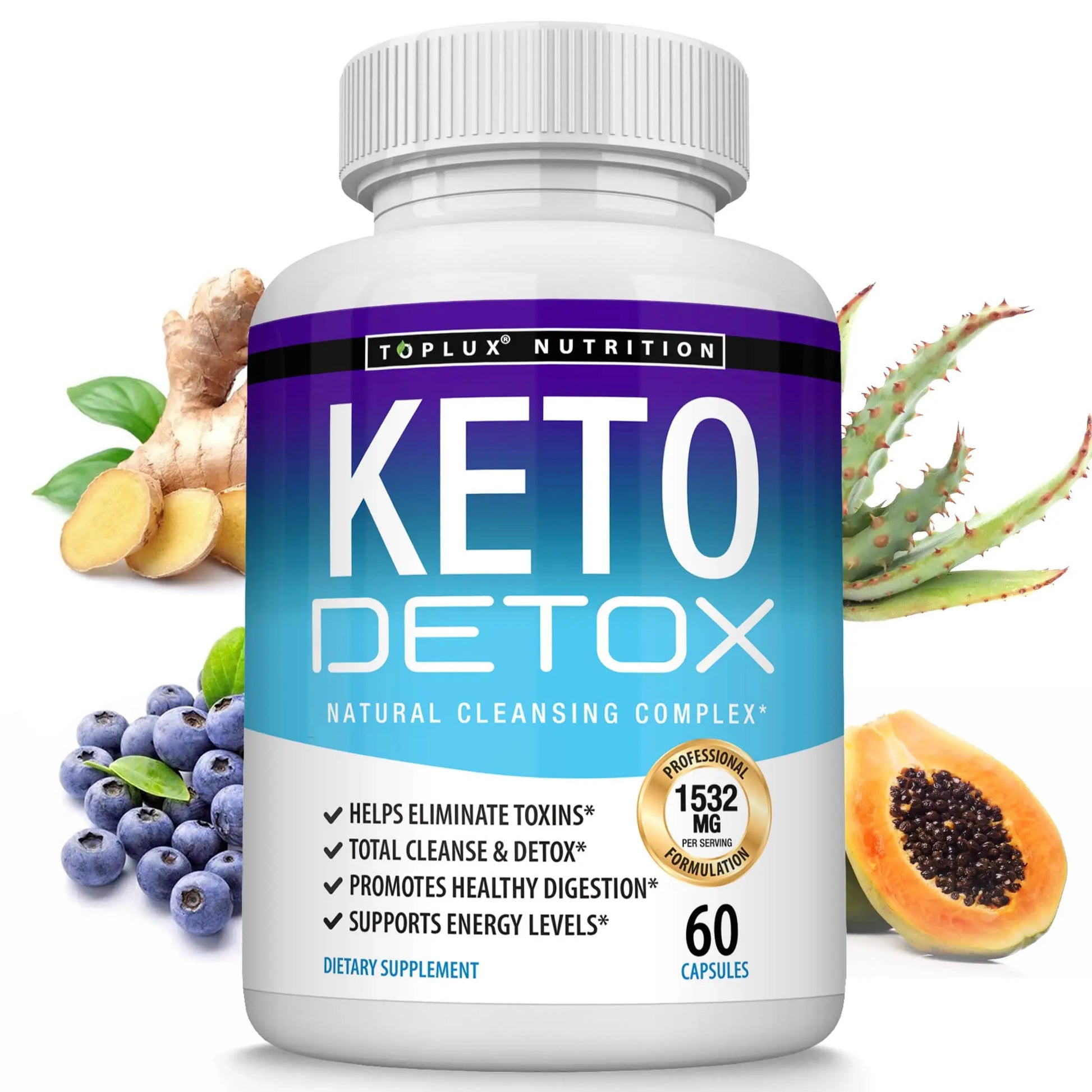 Toplux Keto Detox Pills Advanced Cleansing Extract – 1532 Mg Natural Acai Colon Toplux Au supplements