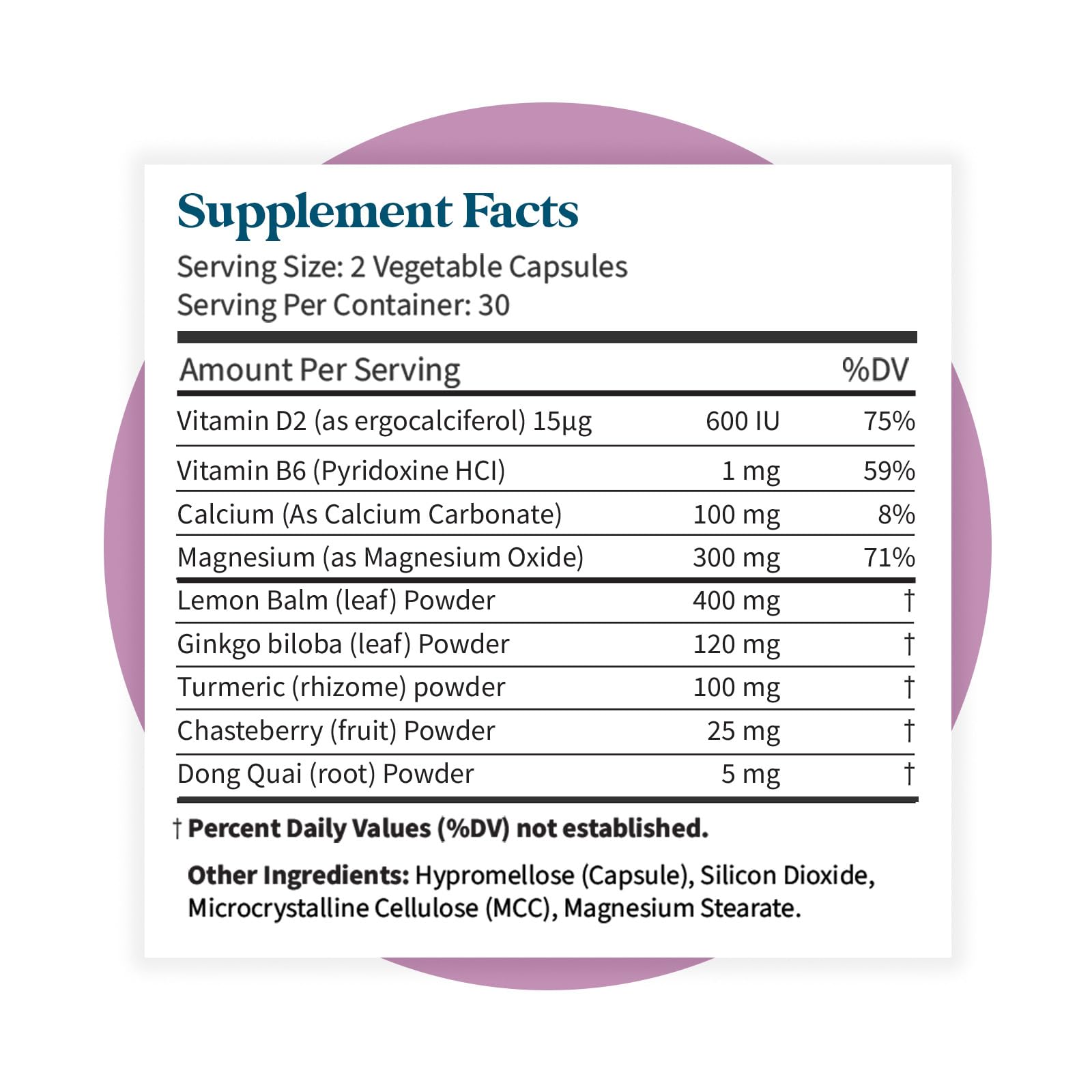 Pattern Wellness PMS Complex – Monthly Cycle Wellness Support – with Vitamin B6, Magnesium & Herbal Extracts – 60 Vegan Capsules Pattern Wellness Au supplements