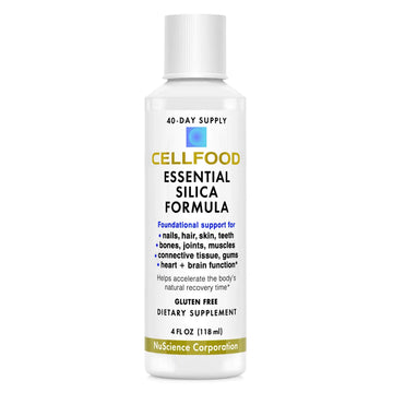 Cellfood Essential Silica Anti-Aging Formula, 4 fl oz - Supports Healthy Bones, Joints, Hair Cellfood Au supplements