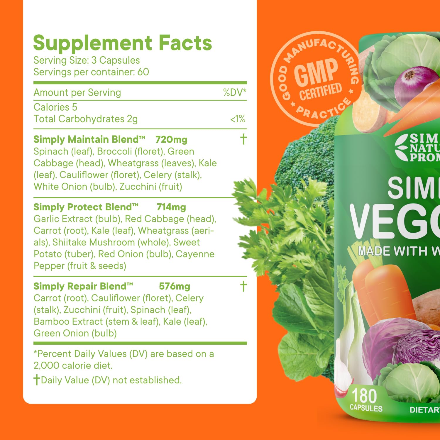 Simply Nature's Promise - Packed with Over 40 Different Fruits & Vegetables Simply Nature's Promise Au supplements