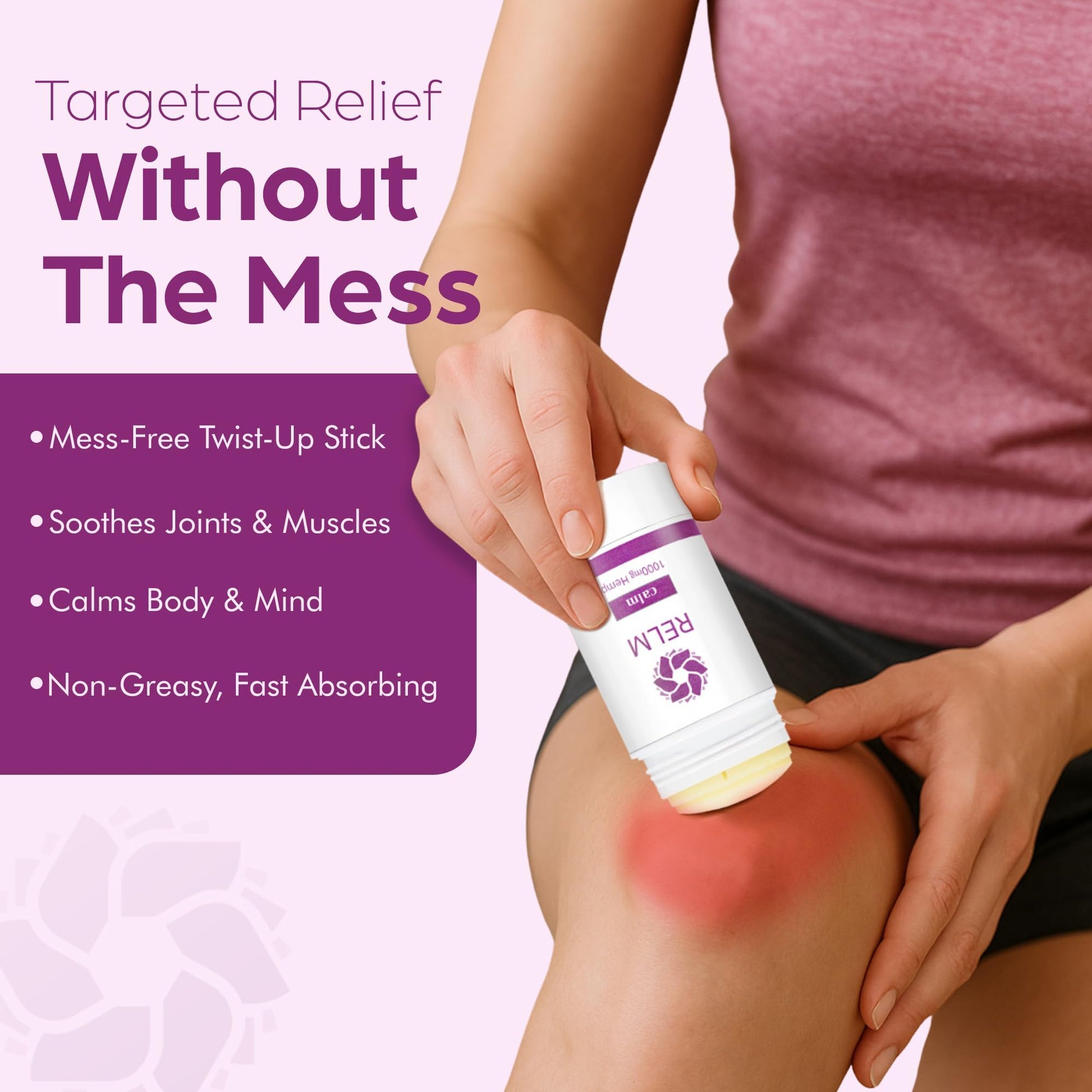 Relm Wellness Hemp Cream Relief - Maximum Strength Oil Roll On - Lavender Essential Oil - 1000mg Hemp - Nighttime Calming Creme | Great for sore Knee, Back, Joints and Muscles | Solid Lotion Balm Relm Wellness Au supplements