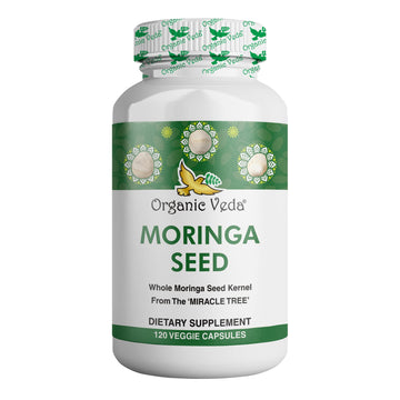 Organic Veda Moringa Seed Capsules - Pure Organic Moringa Capsules Seed Powder Organic Veda Au supplements