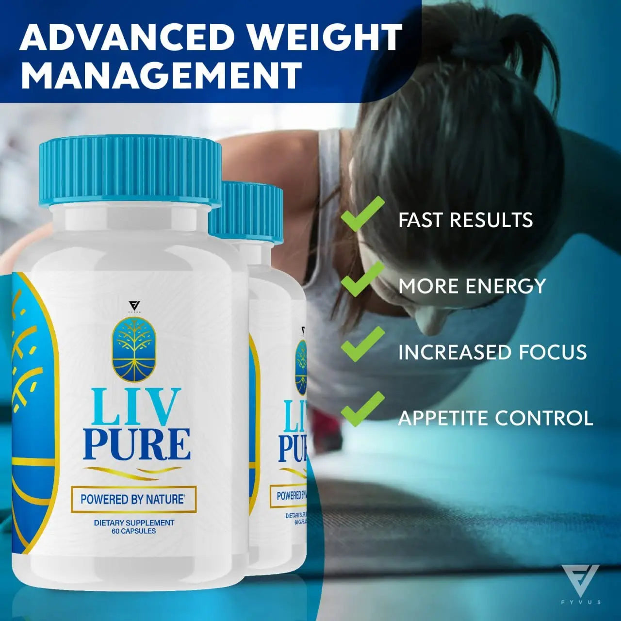 (3 Pack) Liv Pure Pills, Livpure Liver Detox Cleanse Management Capsules Advanced Formula Supplement Fyvus Au supplements