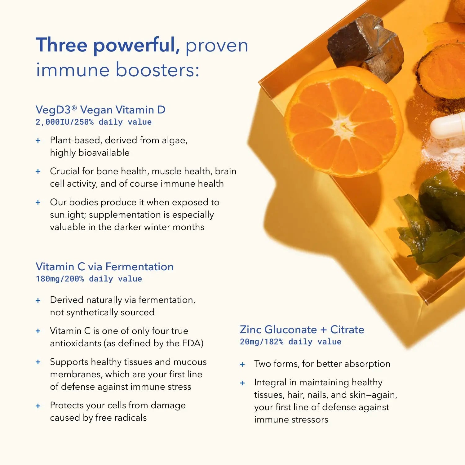 TRU NIAGEN Immune Support Supplement - Daily Defense - Vitamin C from Fermentation, Vegan Vitamin D3 2000 IU, Zinc, Plus Theracurmin (Curcumin) + Multi Award-Winning NAD Boosting Niagen 150mg 30ct TRU NIAGEN Au supplements