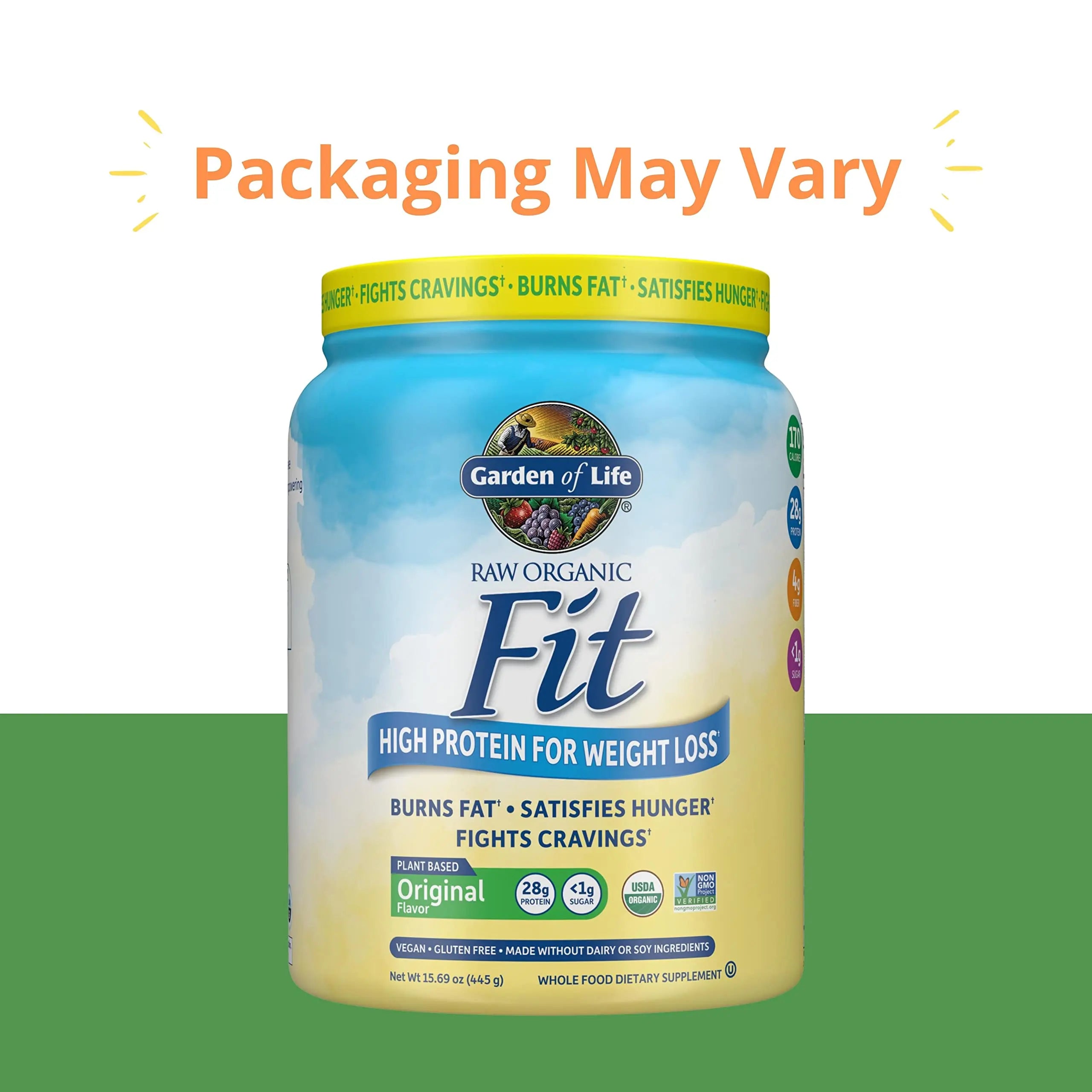 Garden of Life Raw Organic Fit Powder, Original - High Protein for Weight Loss (28g) Plus Garden of Life Au supplements