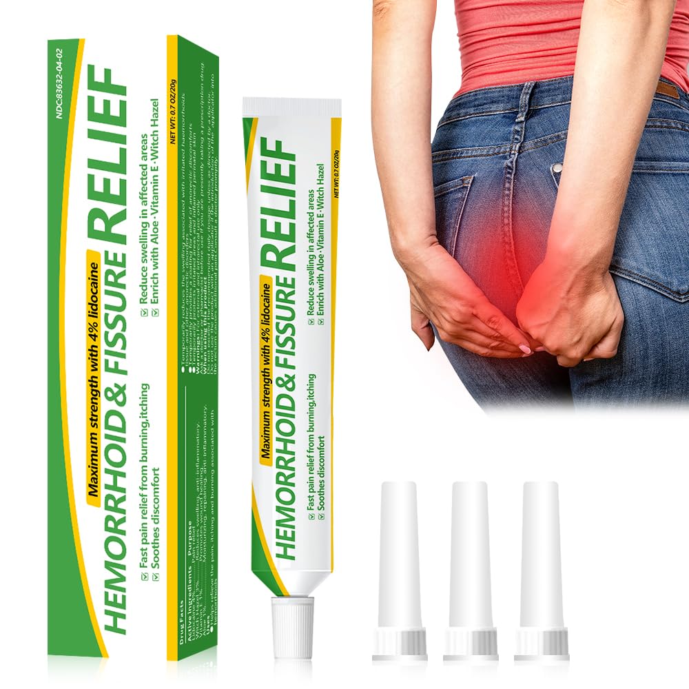 Dr.Goddyik Maximum Strength Hemorrhoid & Fissure Relief Cream Ointment with Aloe & Vitamin E - Fast Acting, Long Lasting Soothe for Itching, Burning & Fissures Dr.Goddyik Au supplements