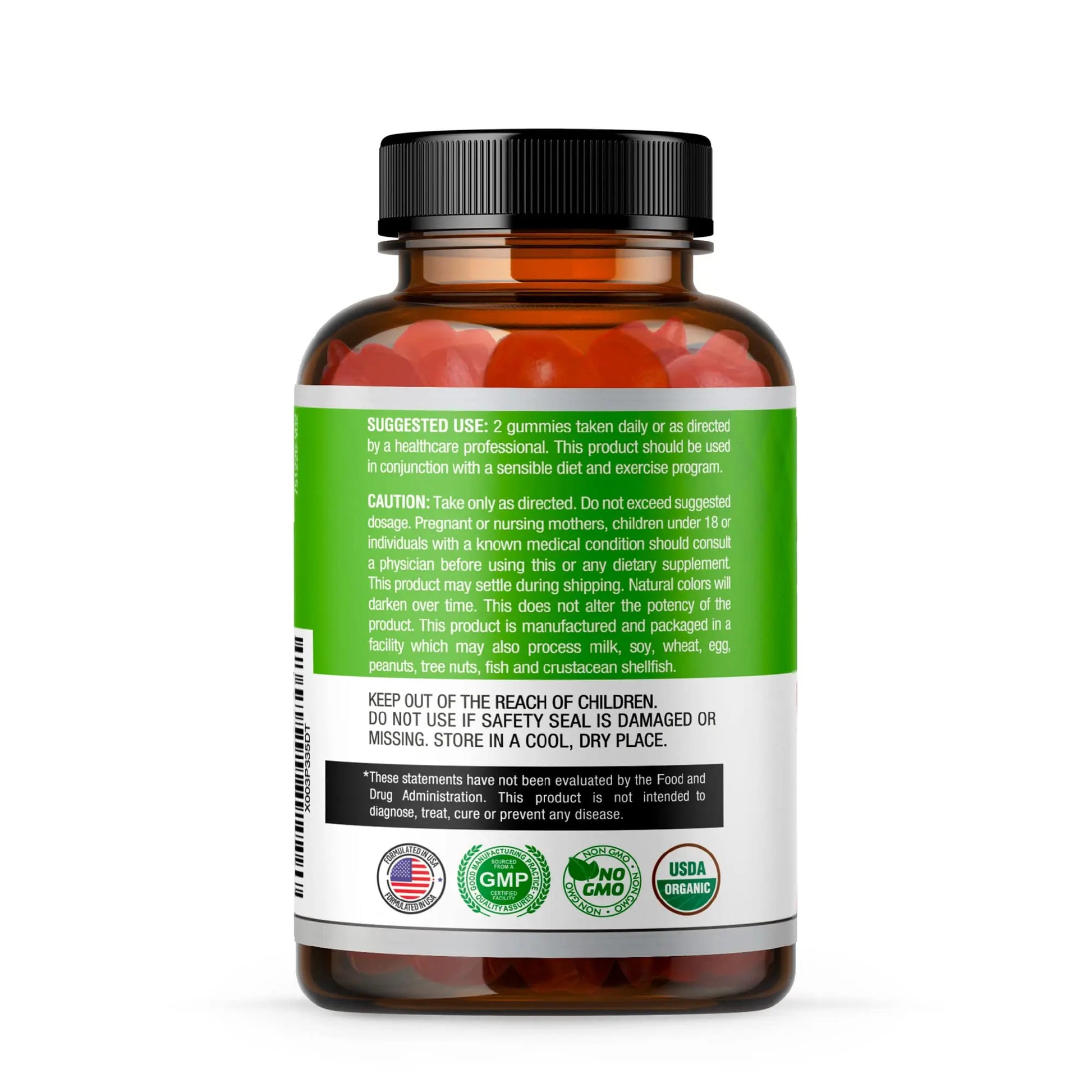USDA Organic Apple Cider Vinegar Gummies with The Mother. AVC Keto Gummy Vitamins Simple Organica Au supplements