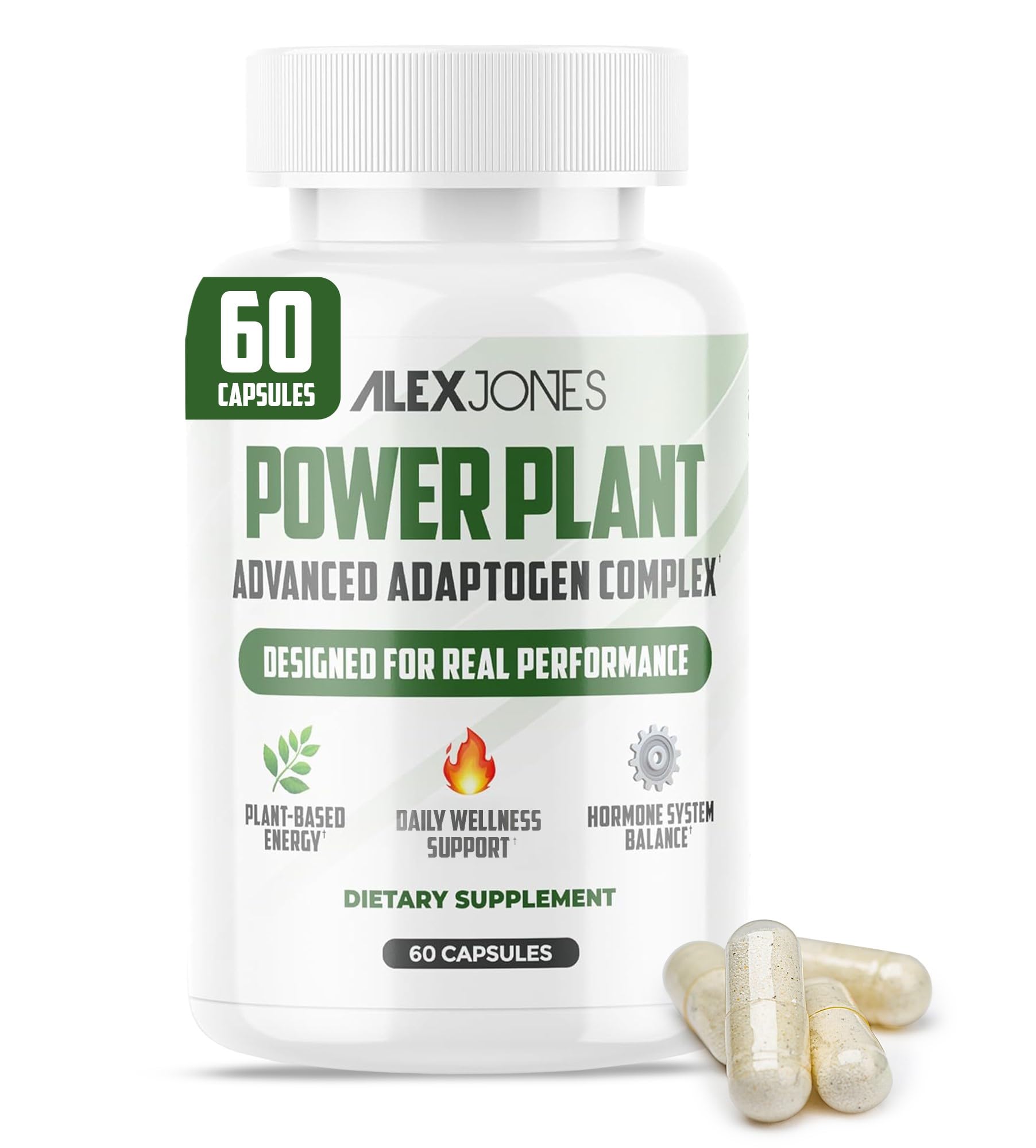 Adaptogenic Mushrooms with Cordyceps & Rhodiola – Daily Blend with Zinc, Selenium & Boron –Vegan Mushroom Capsules Supplement for Active Lifestyles – No Fillers or Additives – 60 Count Alex Jones Naturals Au supplements