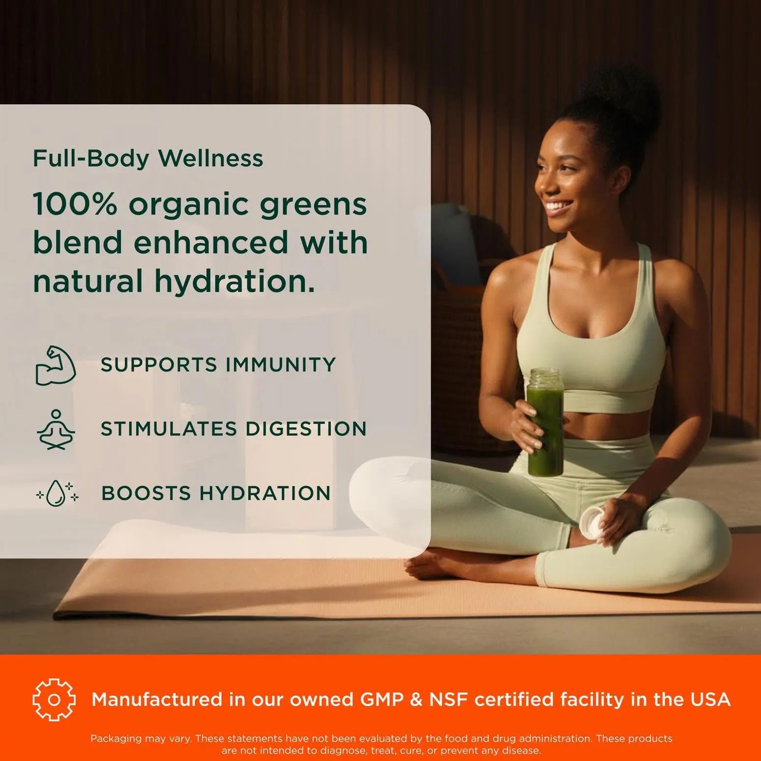 The Genius Brand Daily Superfood Greens - Organic Plant-Based Powder - Pineapple Flavor - Whole Food Blend with Greens, Fruits & Veggies - 30 Serving The Genius Brand Au supplements