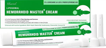 Ebanel 5% Lidocaine Hemorrhoid Treatment Cream with Witch Hazel, Phenylephrine, Horse Chestnut, Vitamin B6, Zinc Oxide, External and Internal Hemorrhoids Treatment Burn Itch Pain Relief Anal Cream Ebanel Au supplements