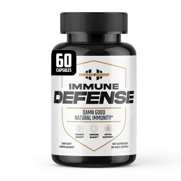 DAMN GOOD The Hodge Twins Immune Defense Supplement (60 Capsules) – Sea Moss Blend Capsules for Everyday Balance, Digestive Support, and Whole-Body Wellness with Vitamins, Minerals, and Botanicals DAMN GOOD Au supplements