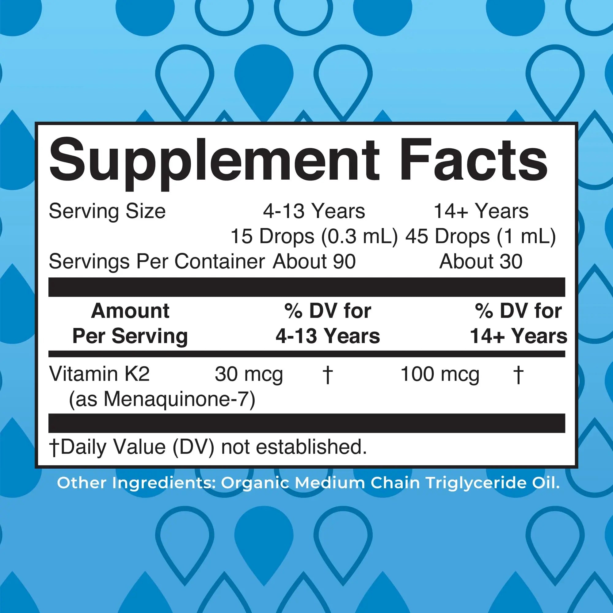MaryRuth’s USDA Organic Vitamin K2 MK7 Liquid Drops for Adults & Kids | Sourced from Natto | Menaquinone- 7 | Vegan K2 Vitamin for Bone Health & Calcium Absorption | 1oz | Up to 90 Servings MARYRUTH'S Au supplements