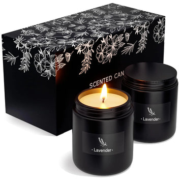 2 Pack Scented Candles for Home Scented, Strong Fragranced Aromatherapy Candles - 6 Oz TranquilBliss Au supplements