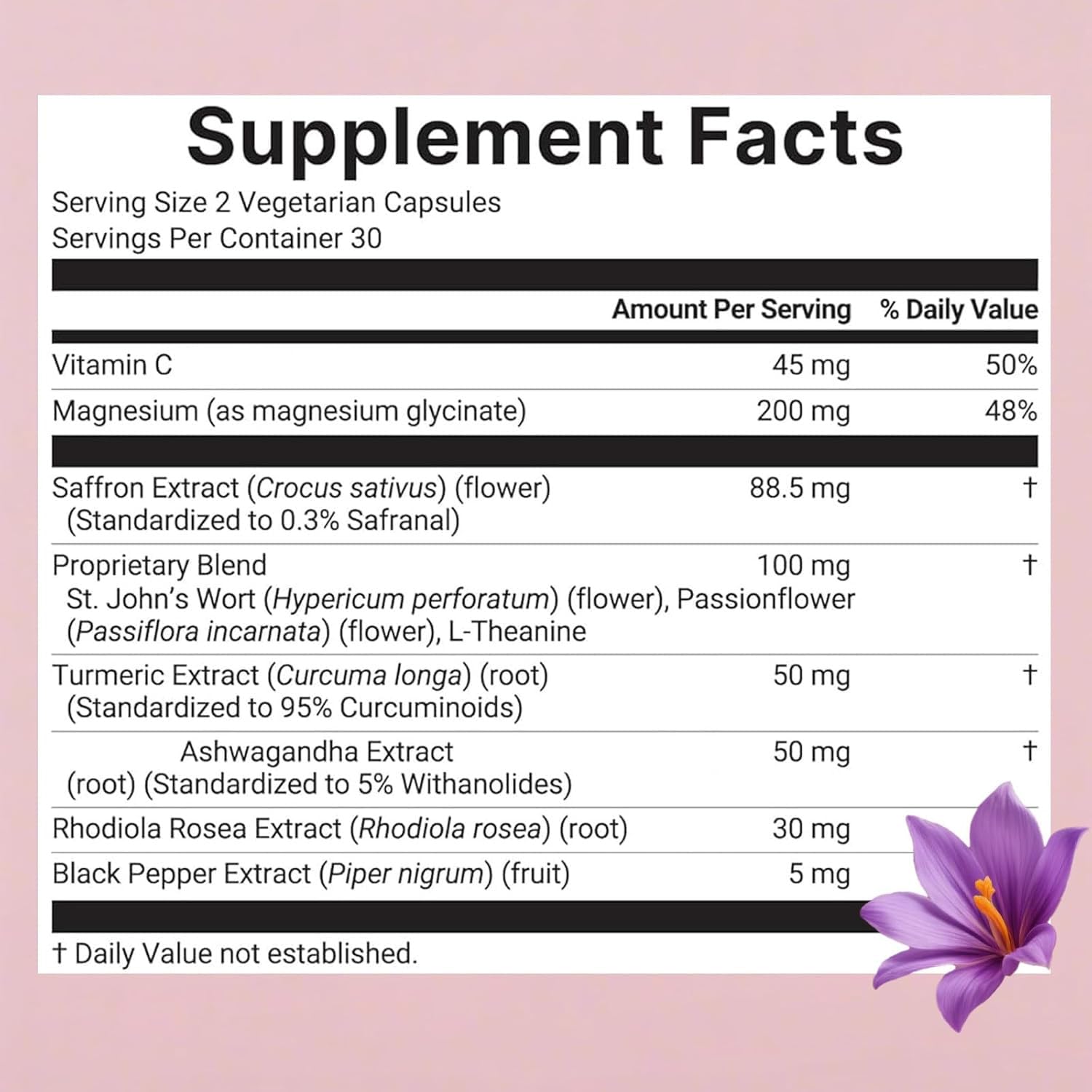 Auren Saffron Supplements,Advanced 10-in-1 Wellness Supplement | Ashwagandha, Fat-Soluble Vitamin C, Saffron Extract, Magnesium, Turmeric | 60 Vegan Capsules | Non-GMO Onswildc Au supplements