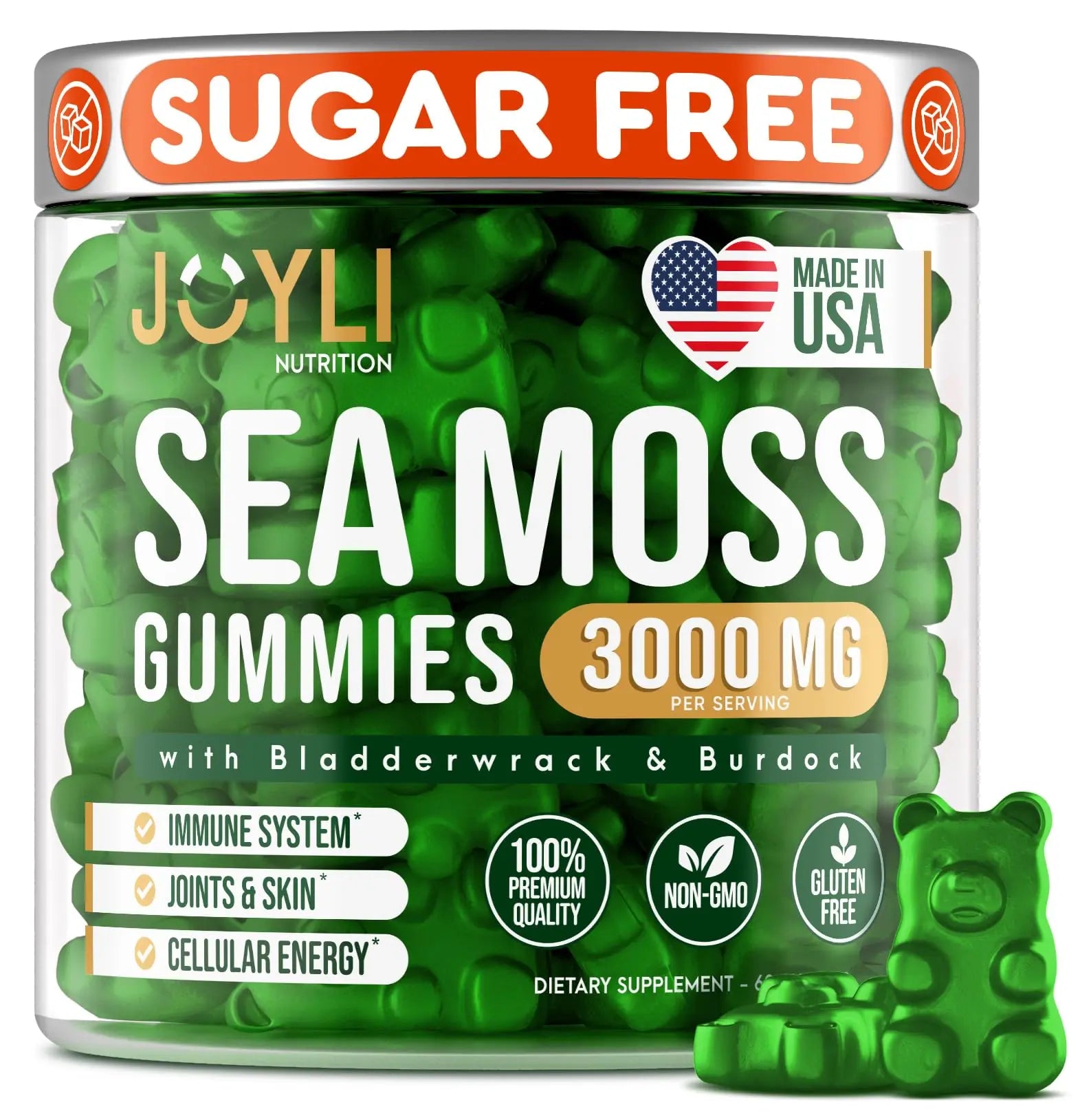 Sea Moss Gummies - Irish Seamoss Gummies for Adults & Kids - Advanced Superfood JOYLI Nutrition Au supplements