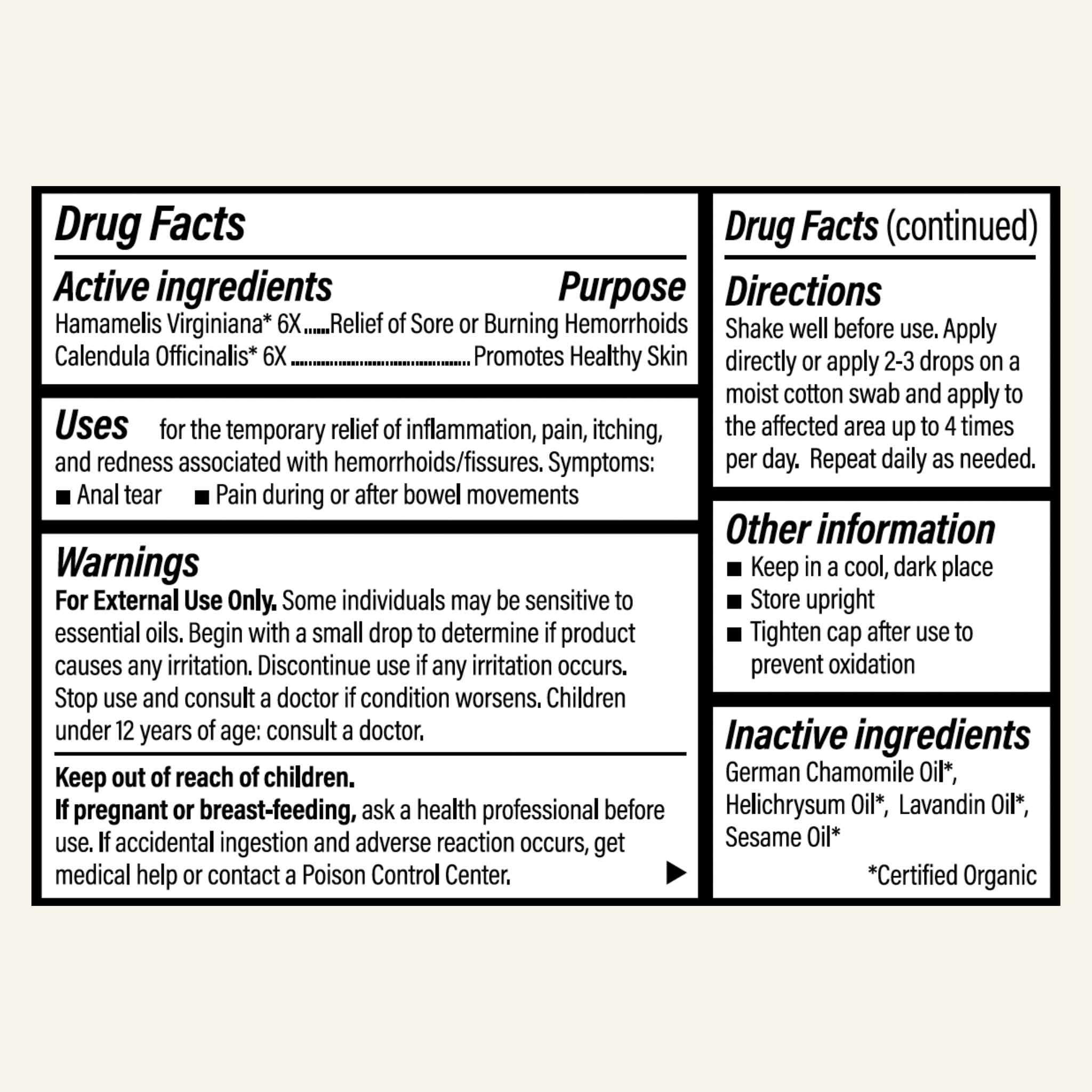Forces of Nature Fissure Control, Organic Homeopathic Treatment with Witch Hazel for Anal Fissures, Hemorrhoid Related Irritation & Discomfort, Fast, Natural Topical Relief, 1 Fl Oz Forces of Nature Au supplements