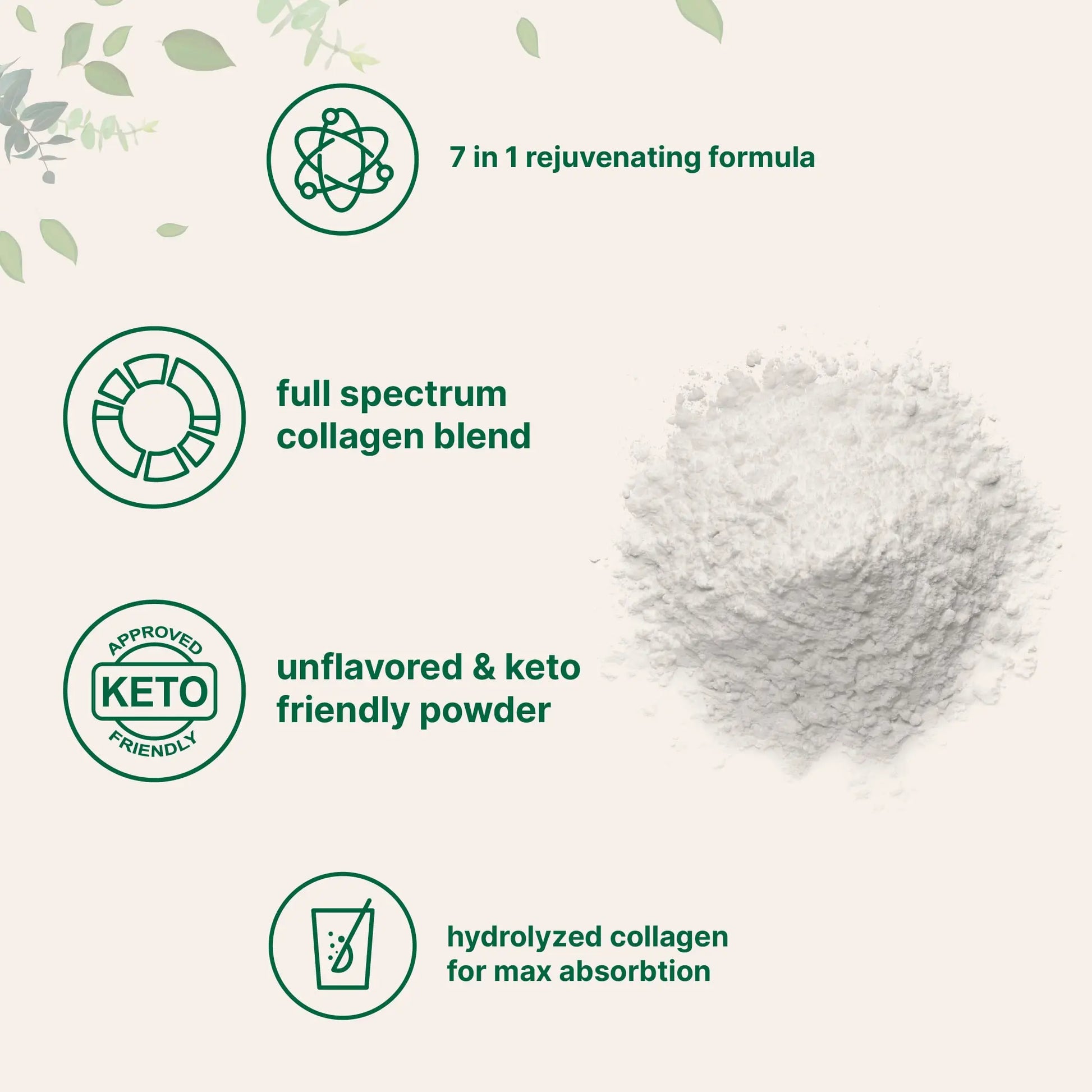 Multi Collagen Peptides Powder, 16 Oz - Hydrolyzed Protein Peptides Micro Ingredients Au supplements